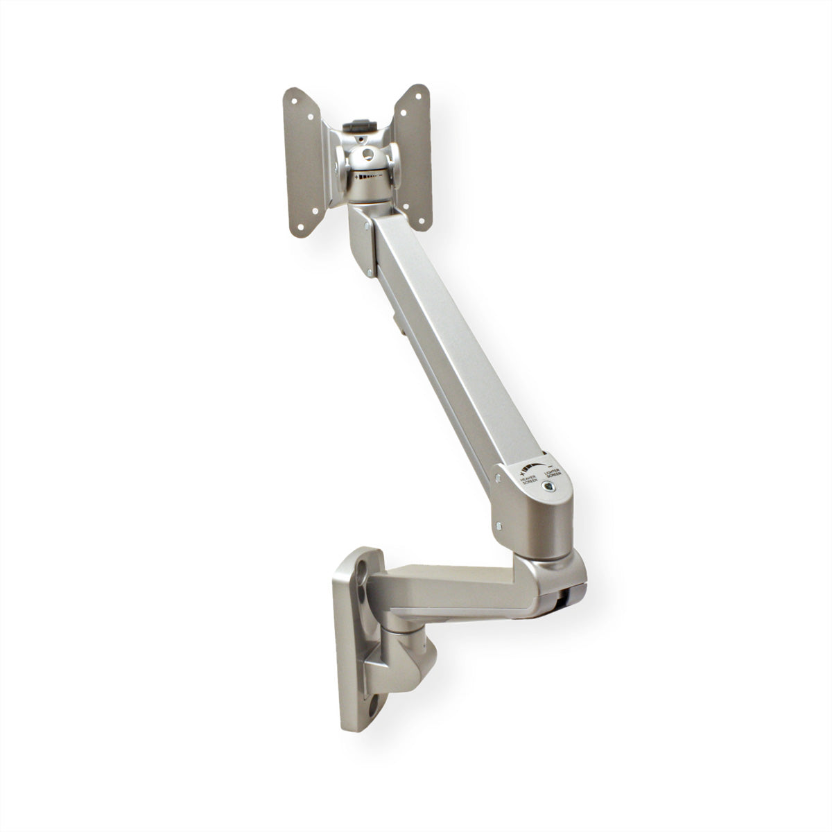 ROLINE Monitor-Wandhalterung – 1 Monitor – bis 32" – VESA 75×75/100×100 mm – bis 8 kg/Monitor – Gasfeder