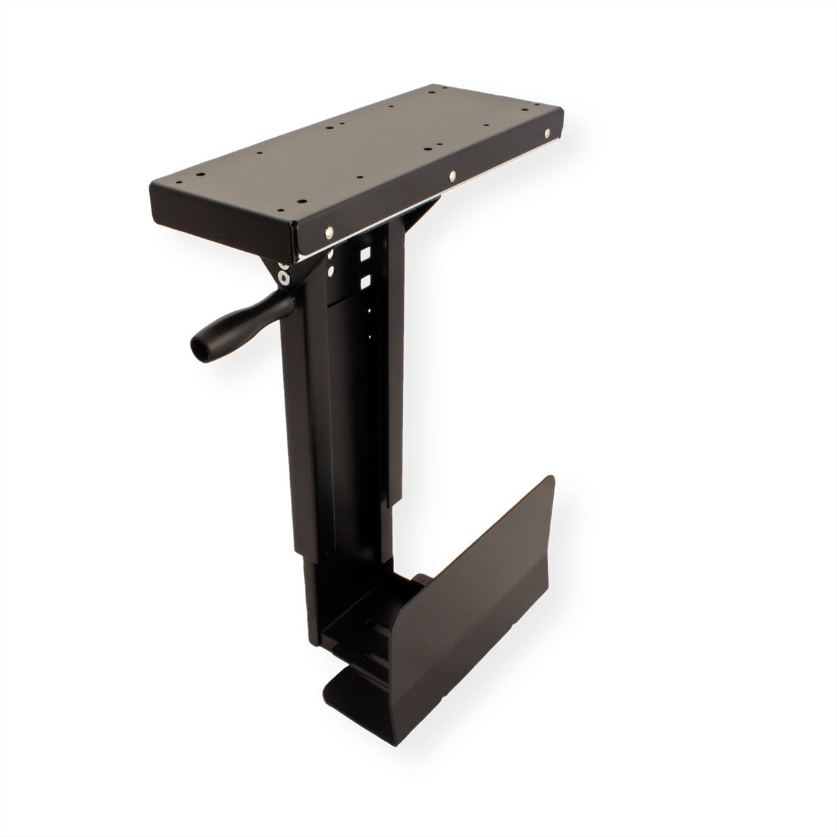 ROLINE CPU-Halterung (Untertisch) – bis 10 kg, Schwarz, Metall