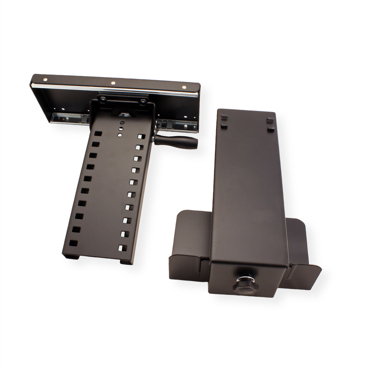 ROLINE CPU-Halterung (Untertisch) – bis 10 kg, Schwarz, Metall