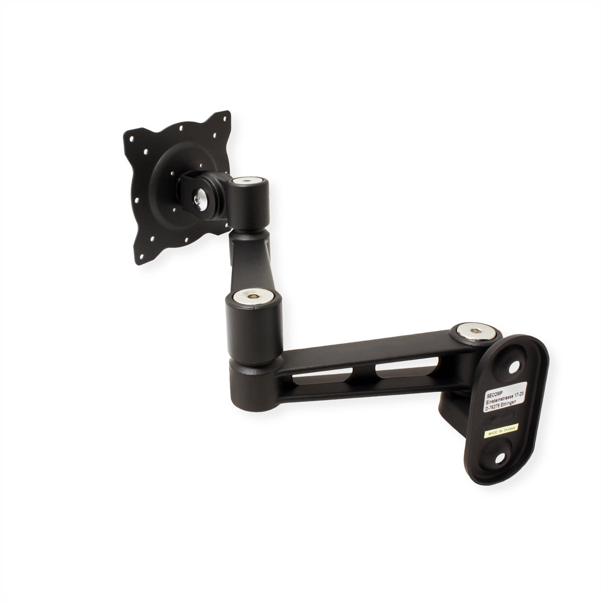 ROLINE Monitor-Wandhalterung – VESA 75×75/100×100 mm – bis 10 kg/Monitor – für VESA 75×75/100×100