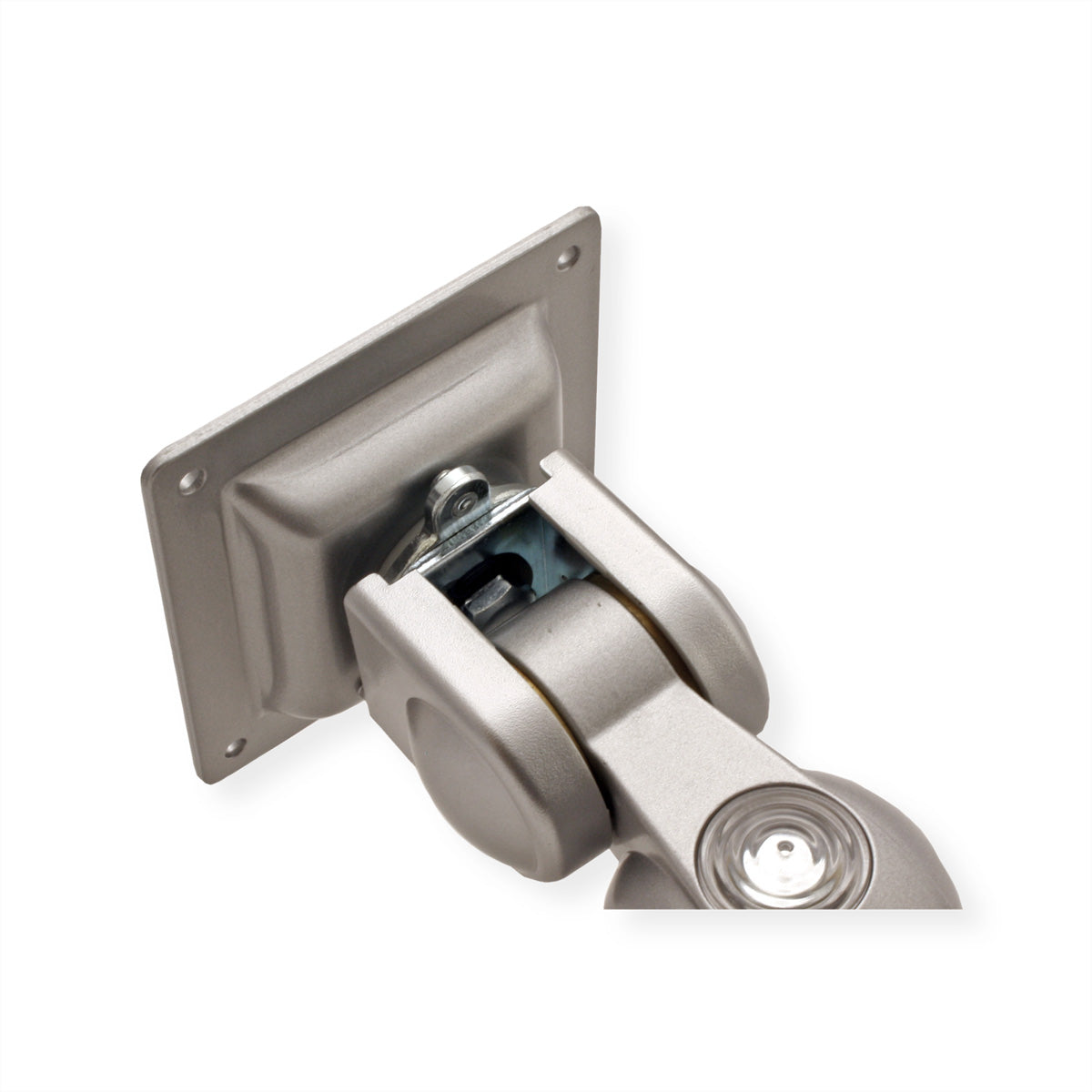ROLINE Monitorarm Tischhalterung – 2 Monitore – VESA 75×75/100×100 mm – bis 8 kg/Monitor – Silber