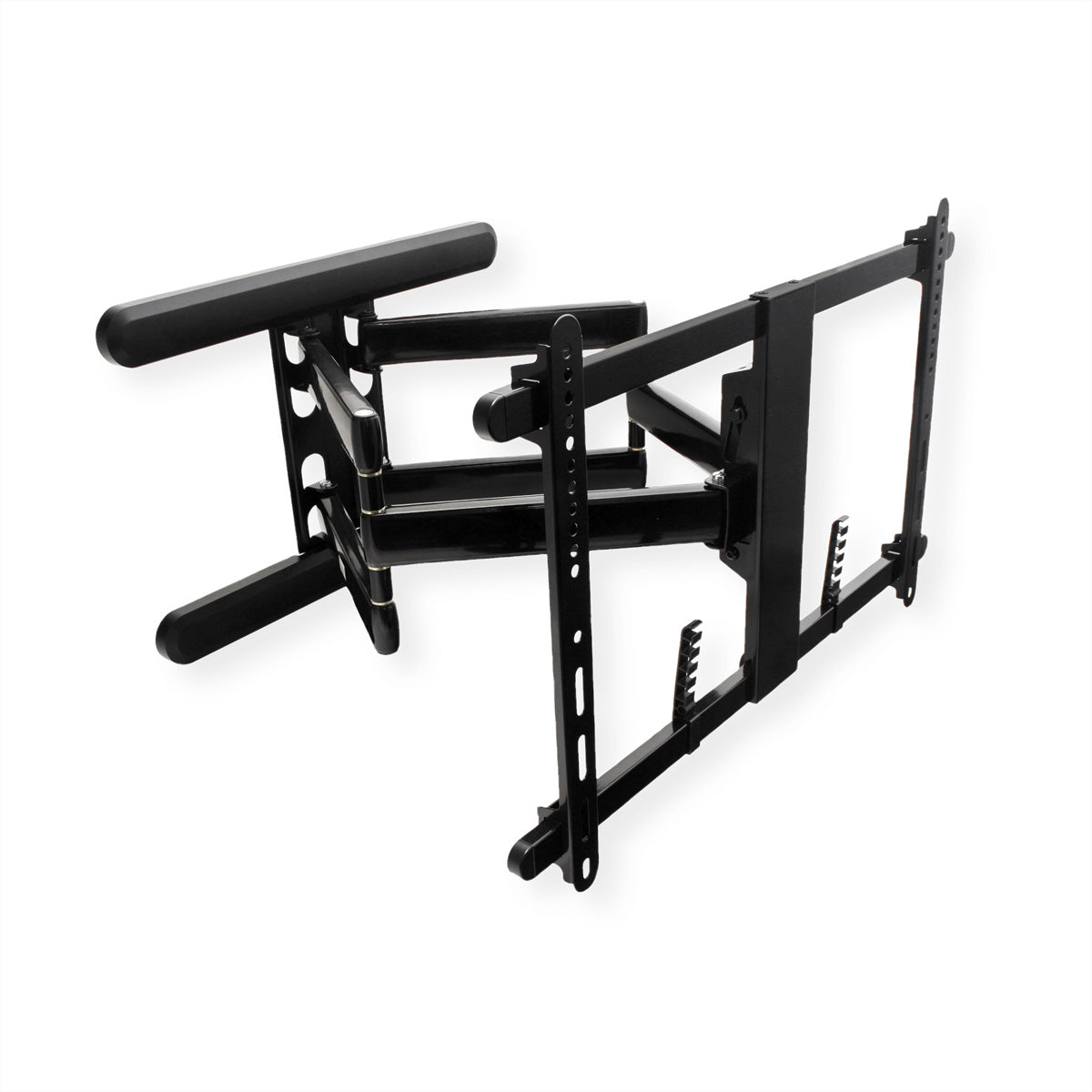 ROLINE Wandhalterung – Vollbeweglich – 37–80" – VESA 200×200–600×400 – bis 70 kg, Höhenverstellbar – Schwarz