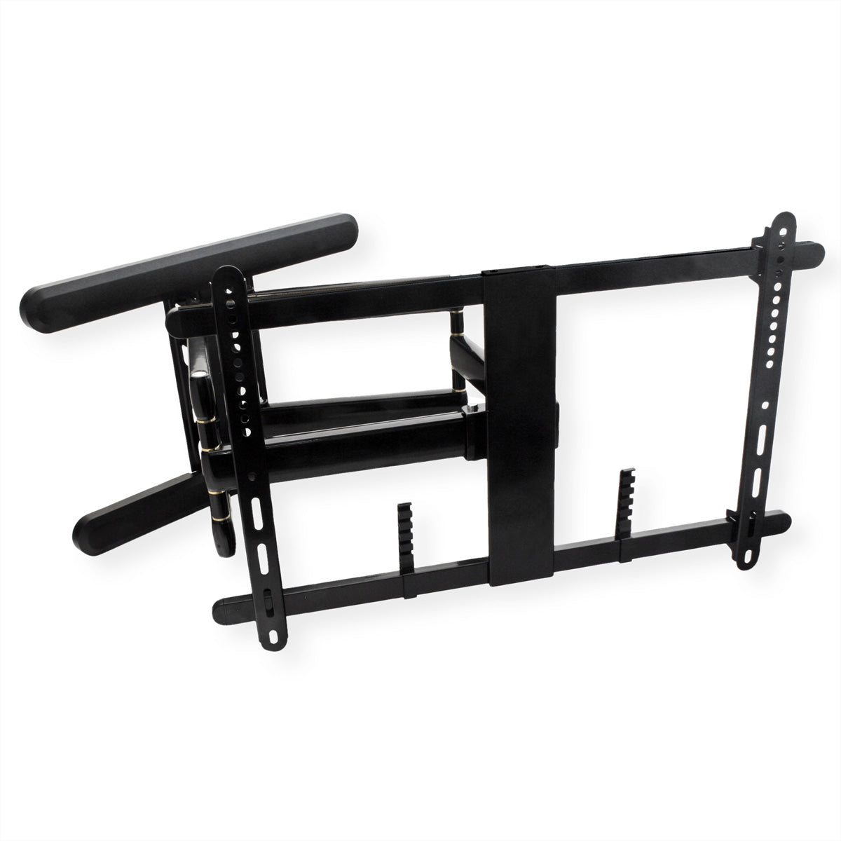 ROLINE Wandhalterung – Vollbeweglich – 37–80" – VESA 200×200–600×400 – bis 70 kg, Höhenverstellbar – Schwarz