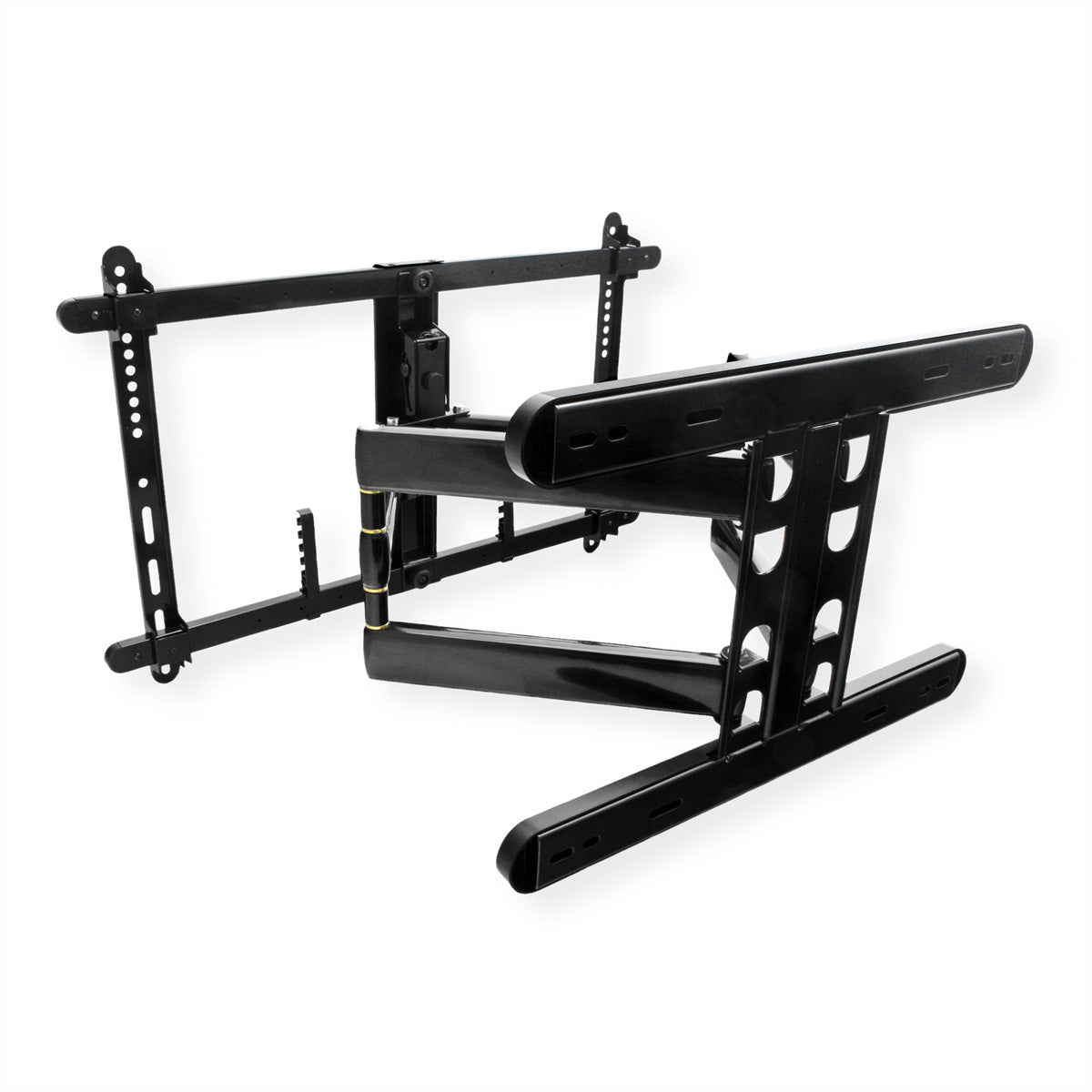 ROLINE Wandhalterung – Vollbeweglich – 37–80" – VESA 200×200–600×400 – bis 70 kg, Höhenverstellbar – Schwarz