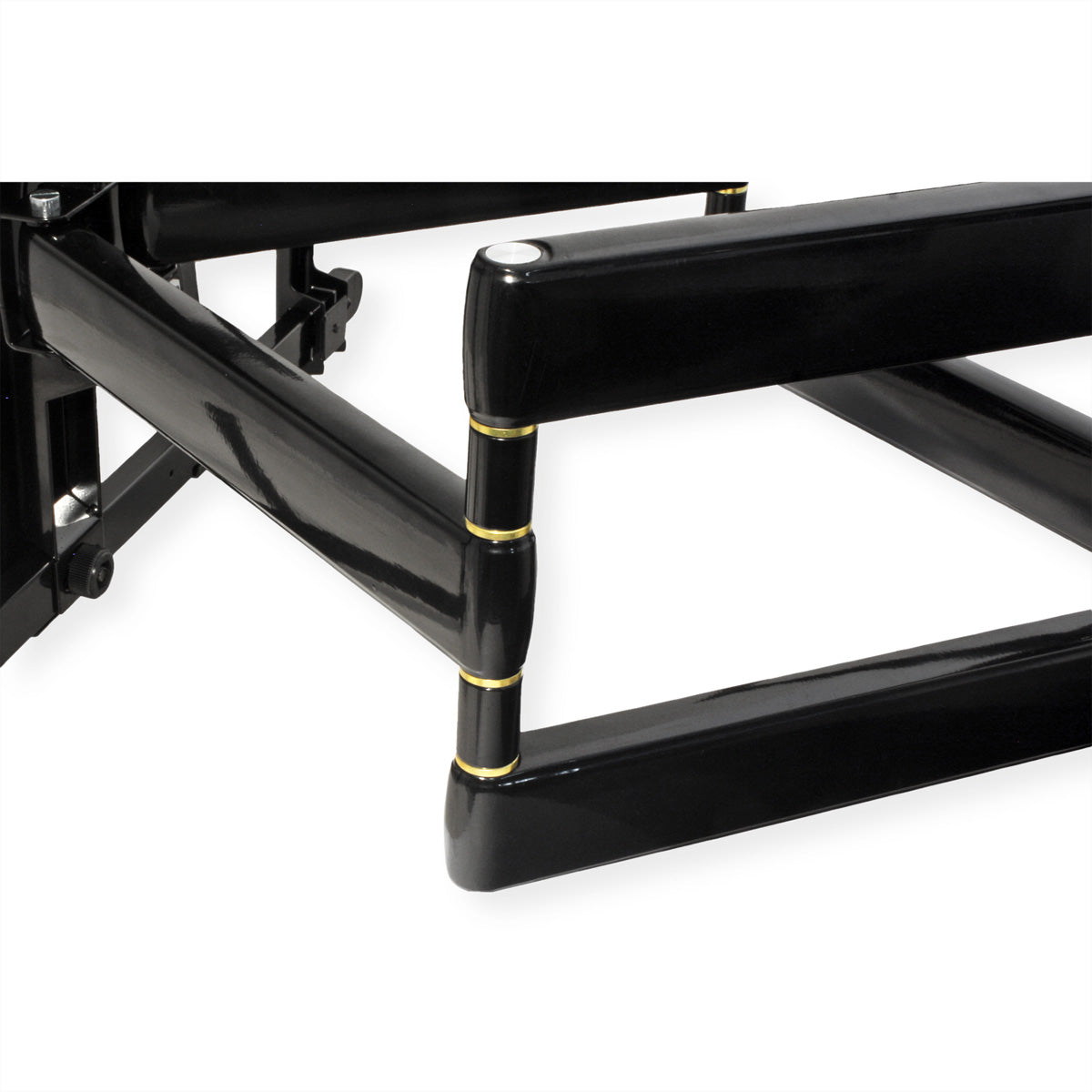 ROLINE Wandhalterung – Vollbeweglich – 37–80" – VESA 200×200–600×400 – bis 70 kg, Höhenverstellbar – Schwarz
