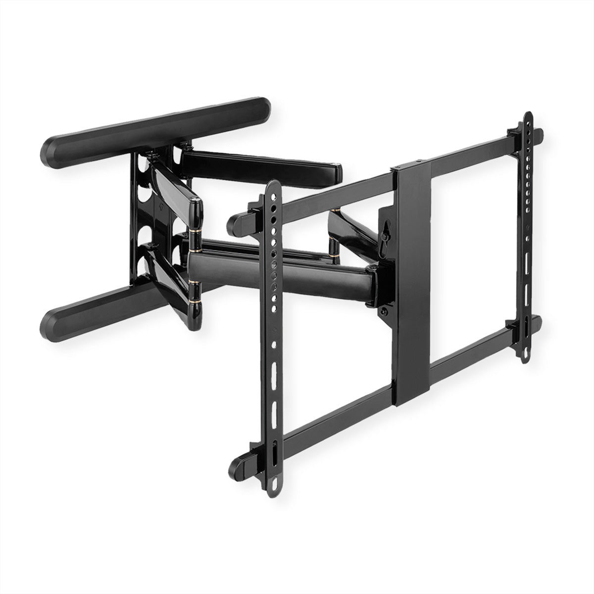 ROLINE Wandhalterung – Vollbeweglich – 37–80" – VESA 200×200–600×400 – bis 70 kg, Höhenverstellbar – Schwarz