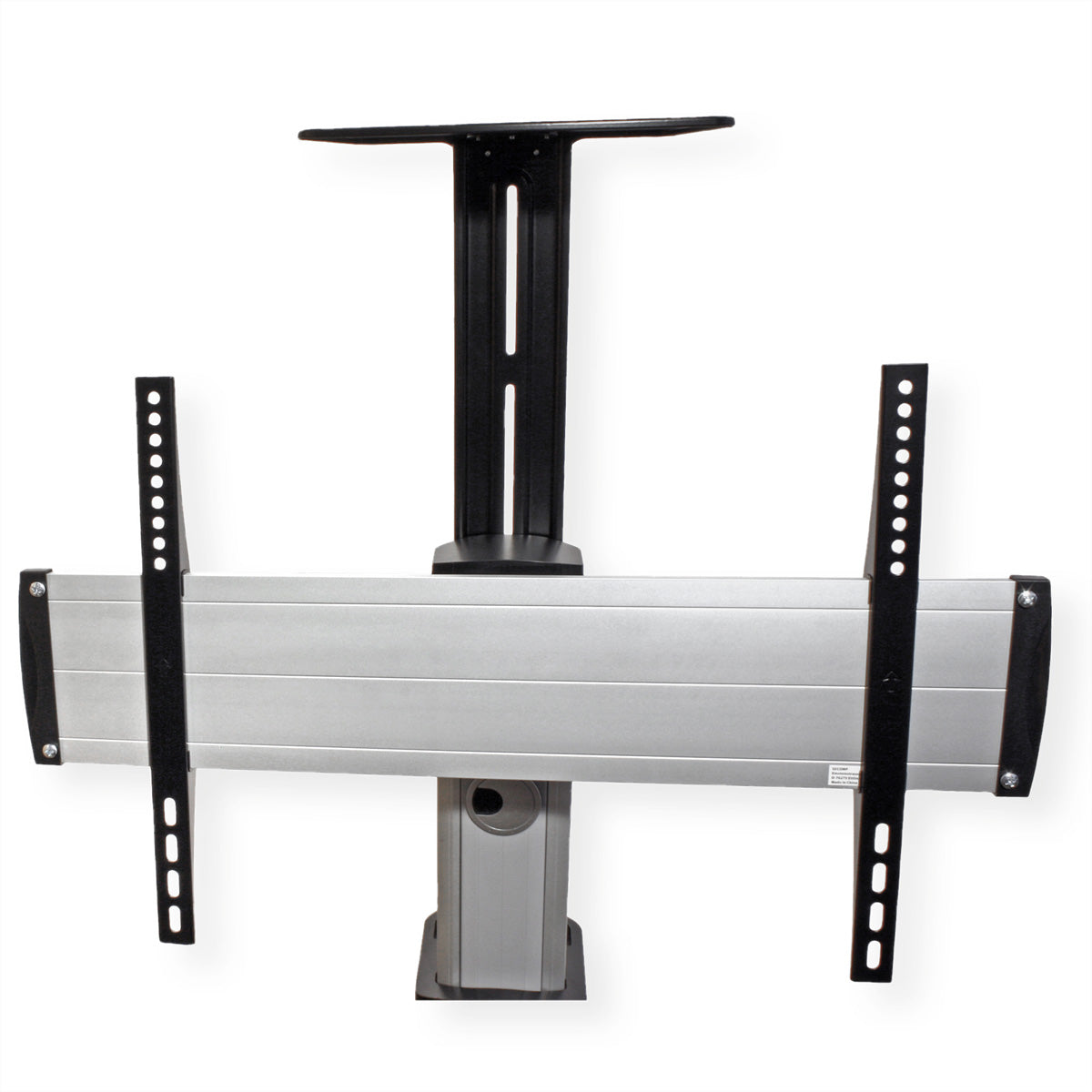 ROLINE TV-Wagen – 37–70" – VESA 200×200–600×400 – bis 50 kg, Höhenverstellbar, mit Rollen – Silber