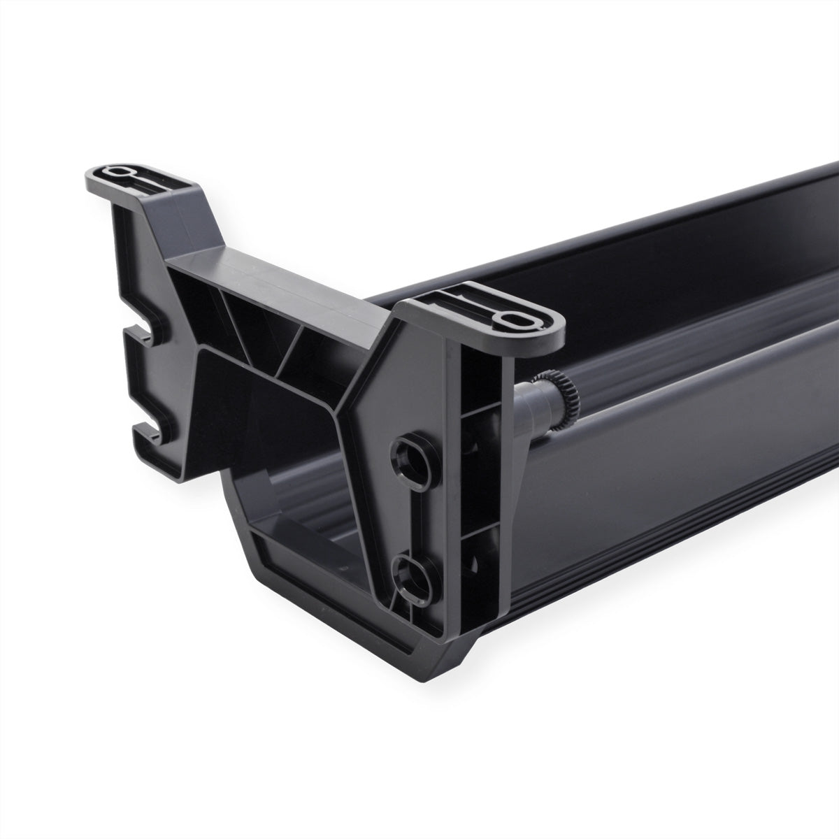 ROLINE Untertisch-Kabelwanne – 182 × 449 × 118 mm – ABS – Schwarz, Traglast 5 kg