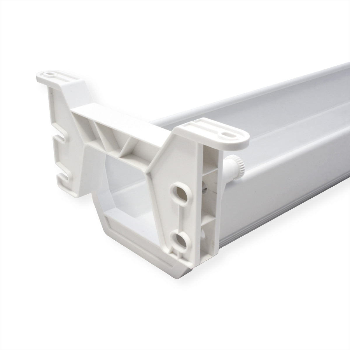 ROLINE Untertisch-Kabelwanne – 182 × 449 × 118 mm – ABS – Weiss, Traglast 5 kg
