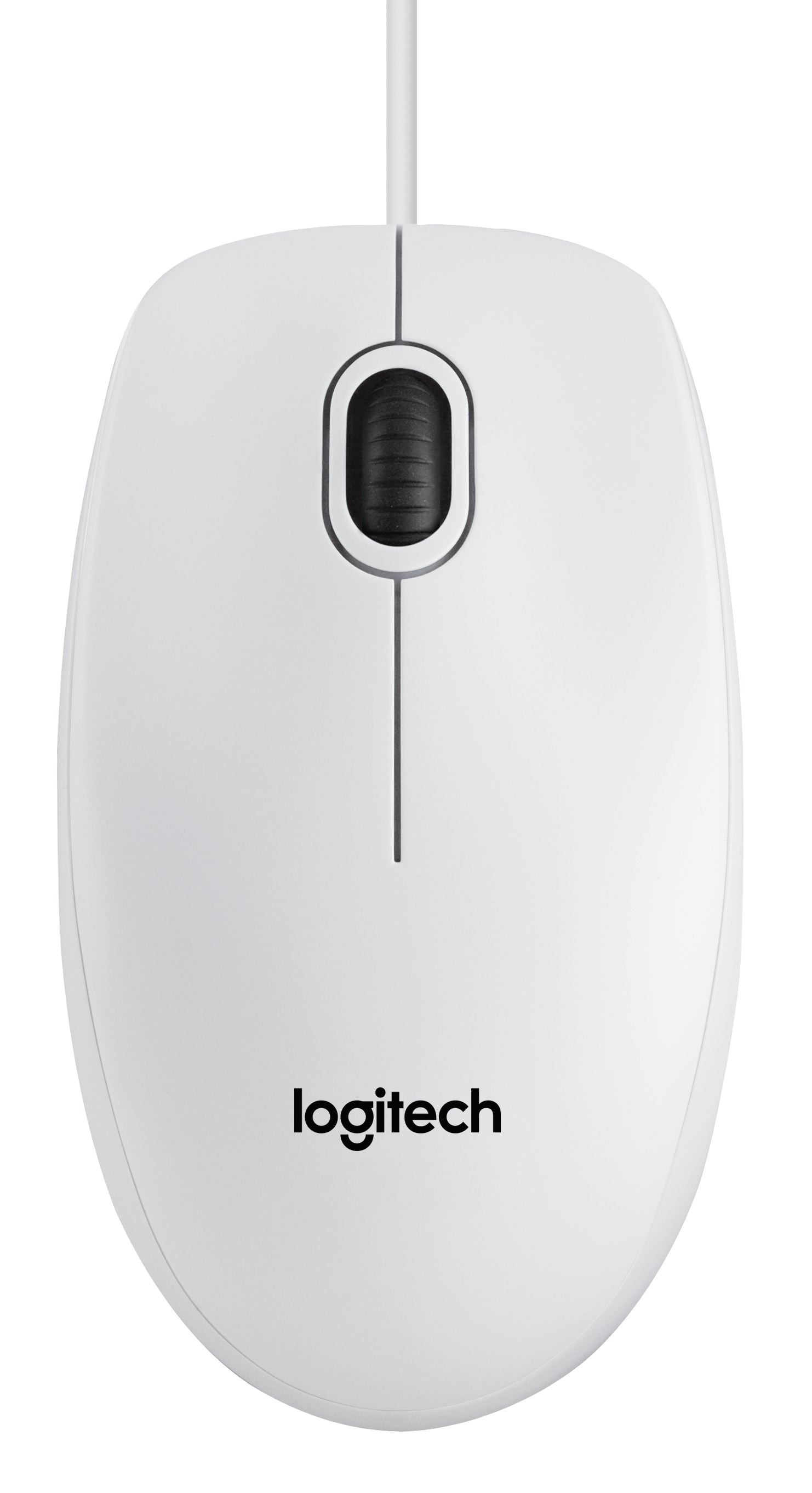Logitech B100 Business-Maus, weiss