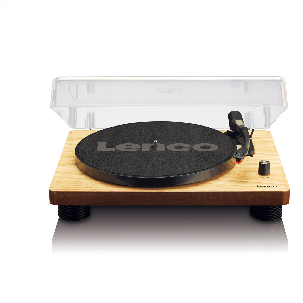 Lenco LS-50WD – Plattenspieler (Riemenantrieb), Phono-Vorverstärker, 33⅓/45/78 U/min – Holz