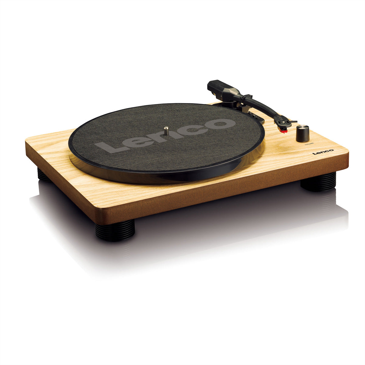 Lenco LS-50WD – Plattenspieler (Riemenantrieb), Phono-Vorverstärker, 33⅓/45/78 U/min – Holz