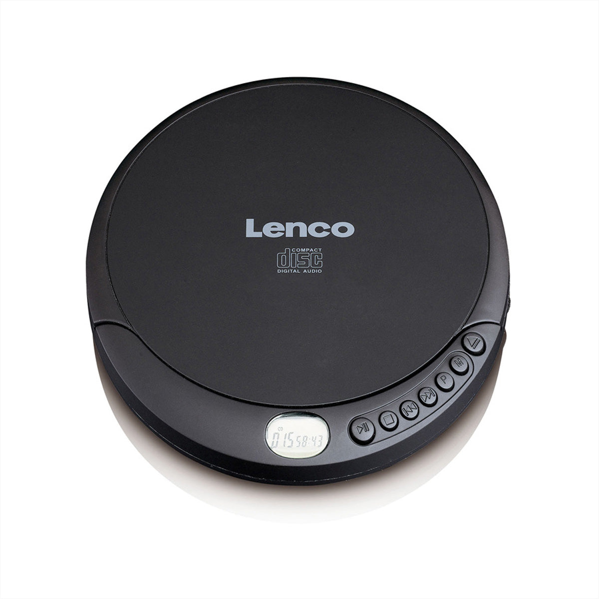 Lenco CD-010 – Portabler CD-Player – Schwarz