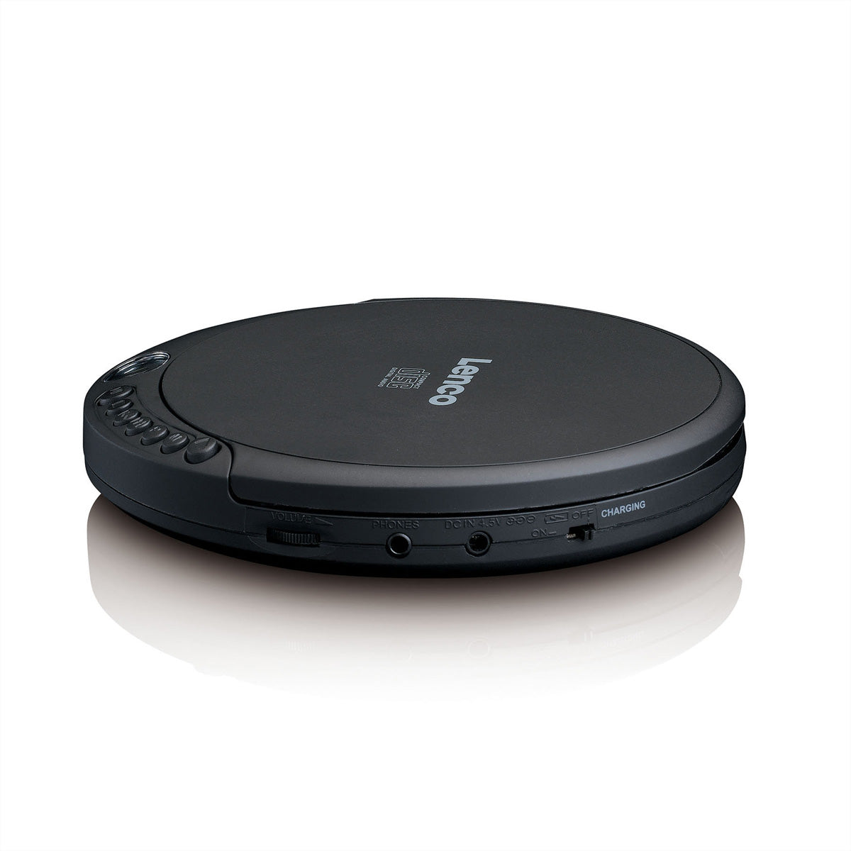 Lenco CD-010 – Portabler CD-Player – Schwarz