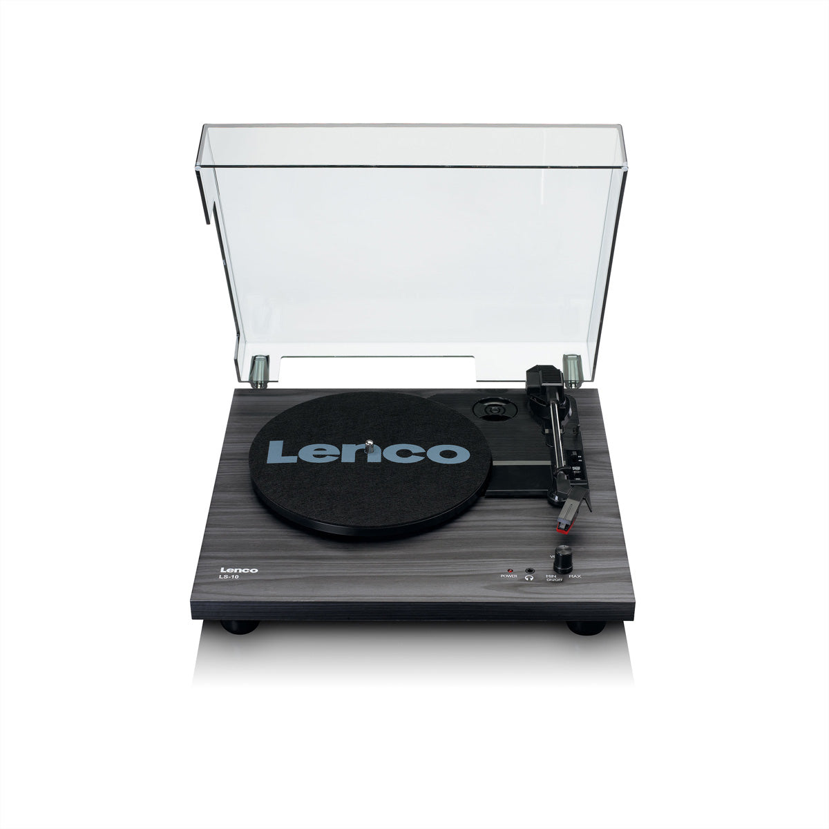 Lenco LS-10BK – Plattenspieler (Riemenantrieb, halbautomatisch), 33⅓/45/78 U/min – Schwarz