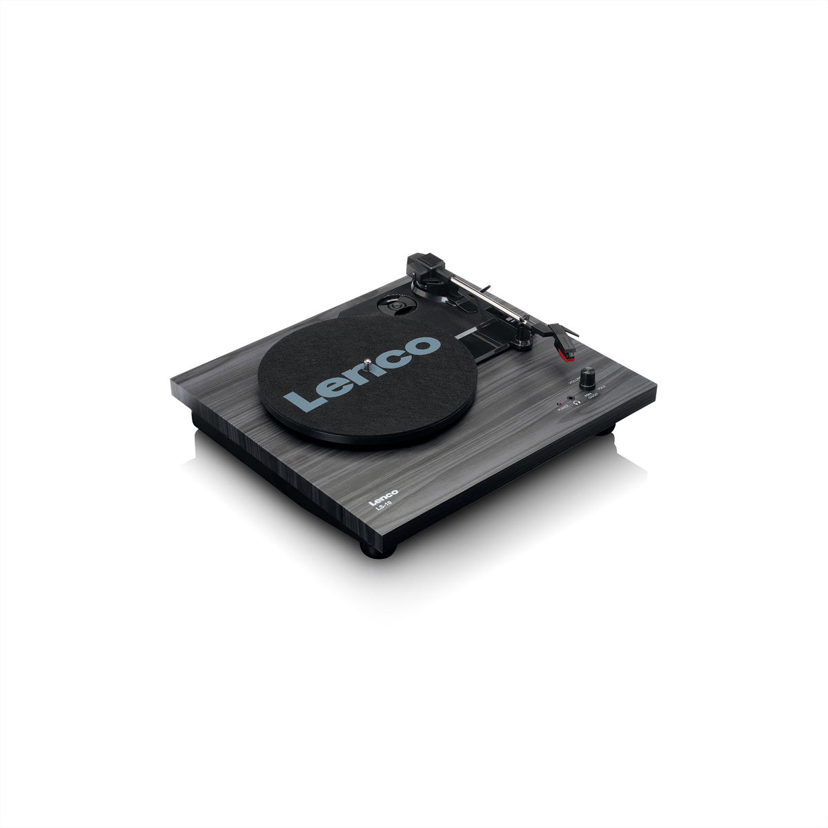 Lenco LS-10BK – Plattenspieler (Riemenantrieb, halbautomatisch), 33⅓/45/78 U/min – Schwarz