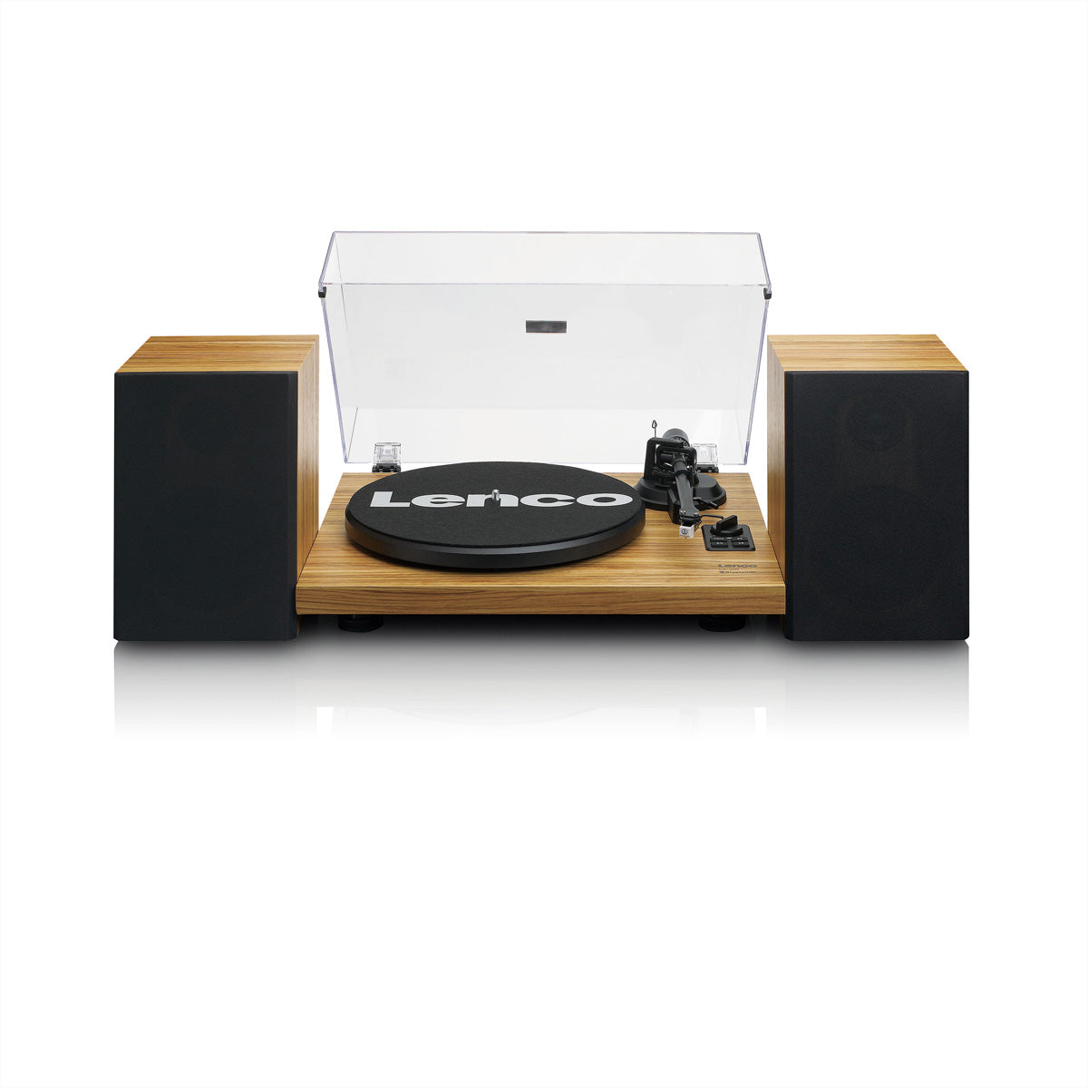 Lenco LS-500 – Plattenspieler (Riemenantrieb), Phono-Vorverstärker, Bluetooth, 33⅓/45 U/min – Holz