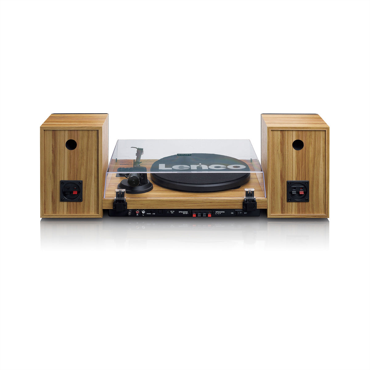 Lenco LS-500 – Plattenspieler (Riemenantrieb), Phono-Vorverstärker, Bluetooth, 33⅓/45 U/min – Holz