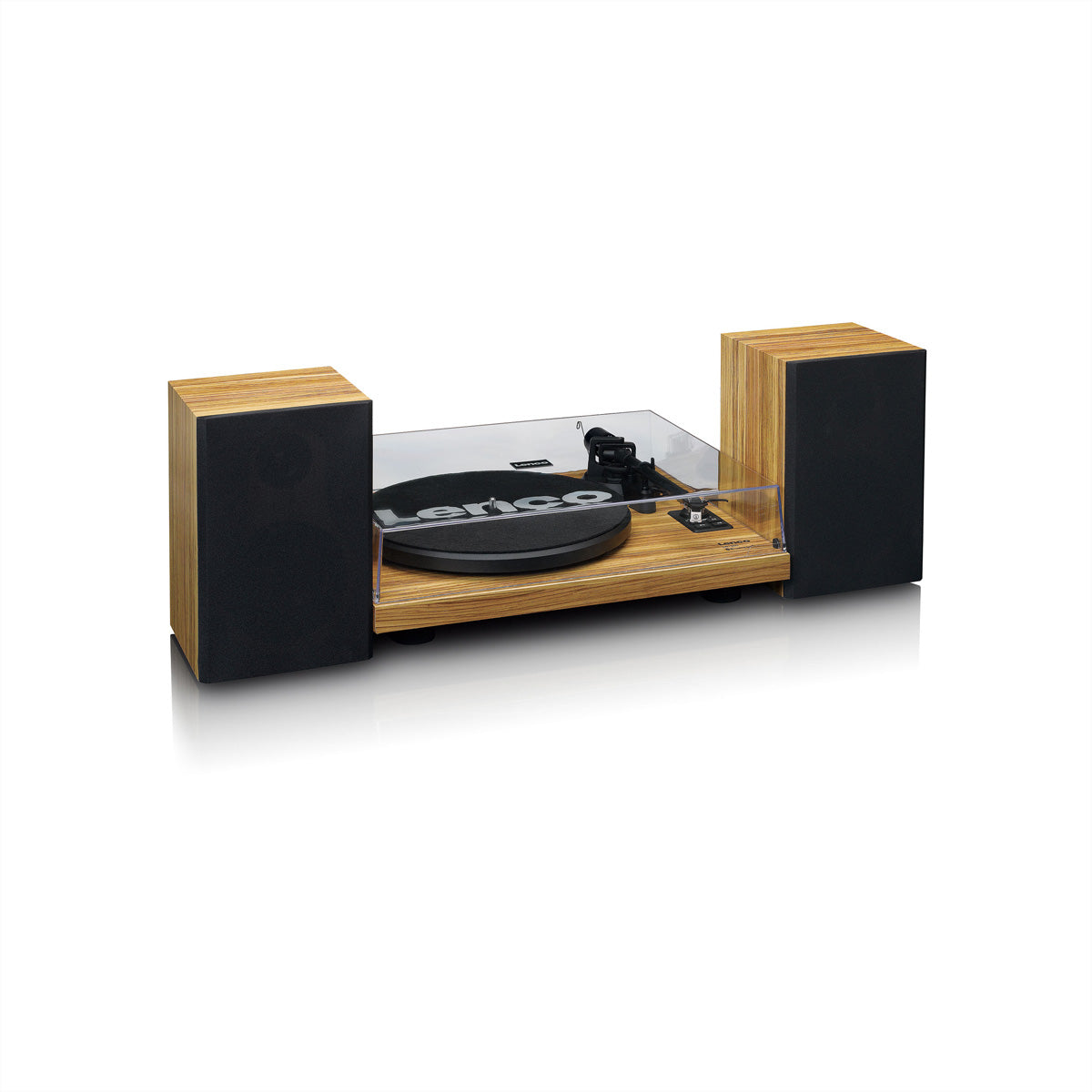 Lenco LS-500 – Plattenspieler (Riemenantrieb), Phono-Vorverstärker, Bluetooth, 33⅓/45 U/min – Holz