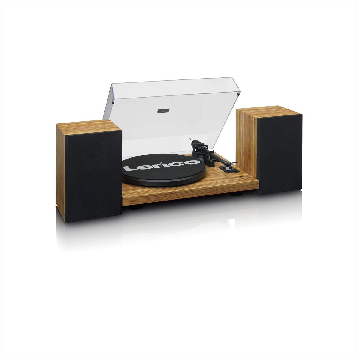 Lenco LS-500 – Plattenspieler (Riemenantrieb), Phono-Vorverstärker, Bluetooth, 33⅓/45 U/min – Holz