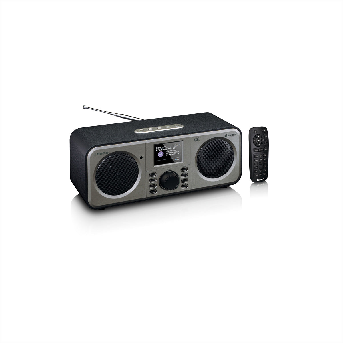 Lenco DAR-030 – DAB+/UKW-Tischradio, Bluetooth – Schwarz