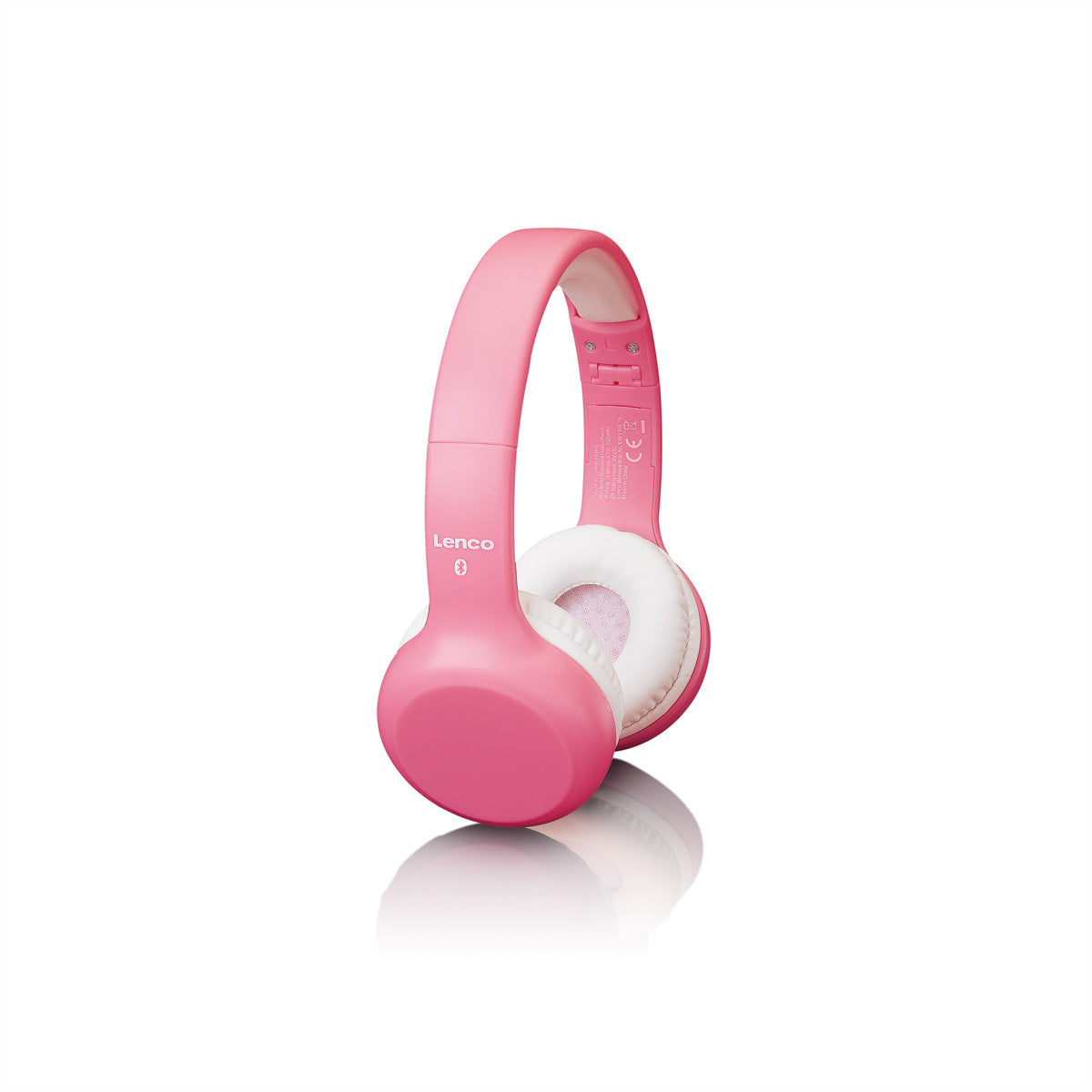 Lenco HPB-110 Kinderkopfhörer – Over-Ear, Stereo, Kabel + BT, 3,5 mm Klinke, 85 dB Lautstärke-Limit, Pink