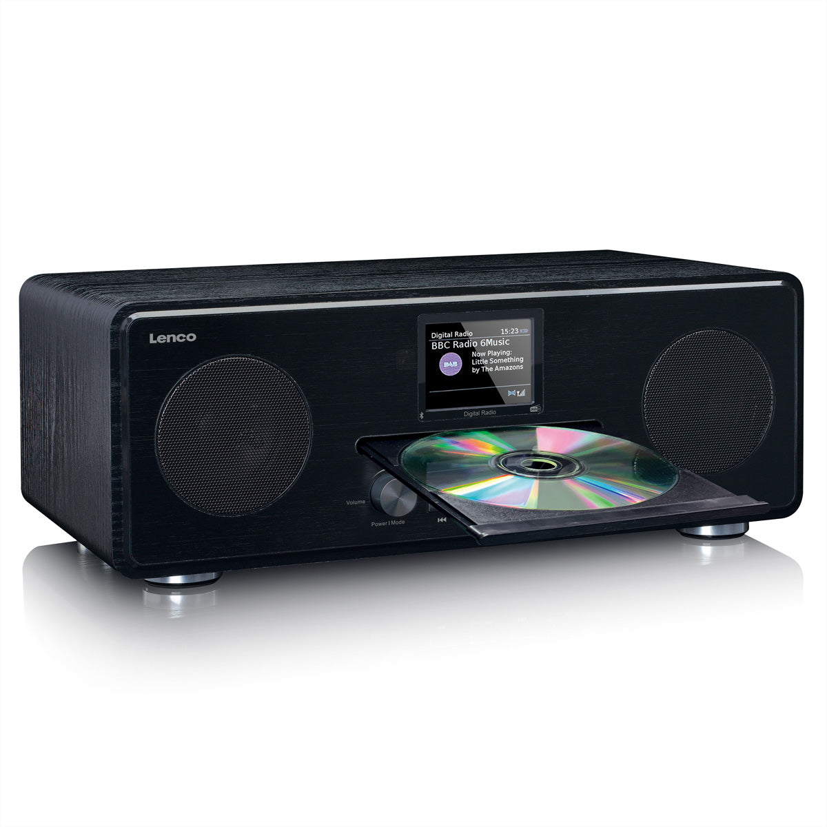 Lenco DAR-061 – DAB+/UKW-Tischradio, Bluetooth, CD – Schwarz