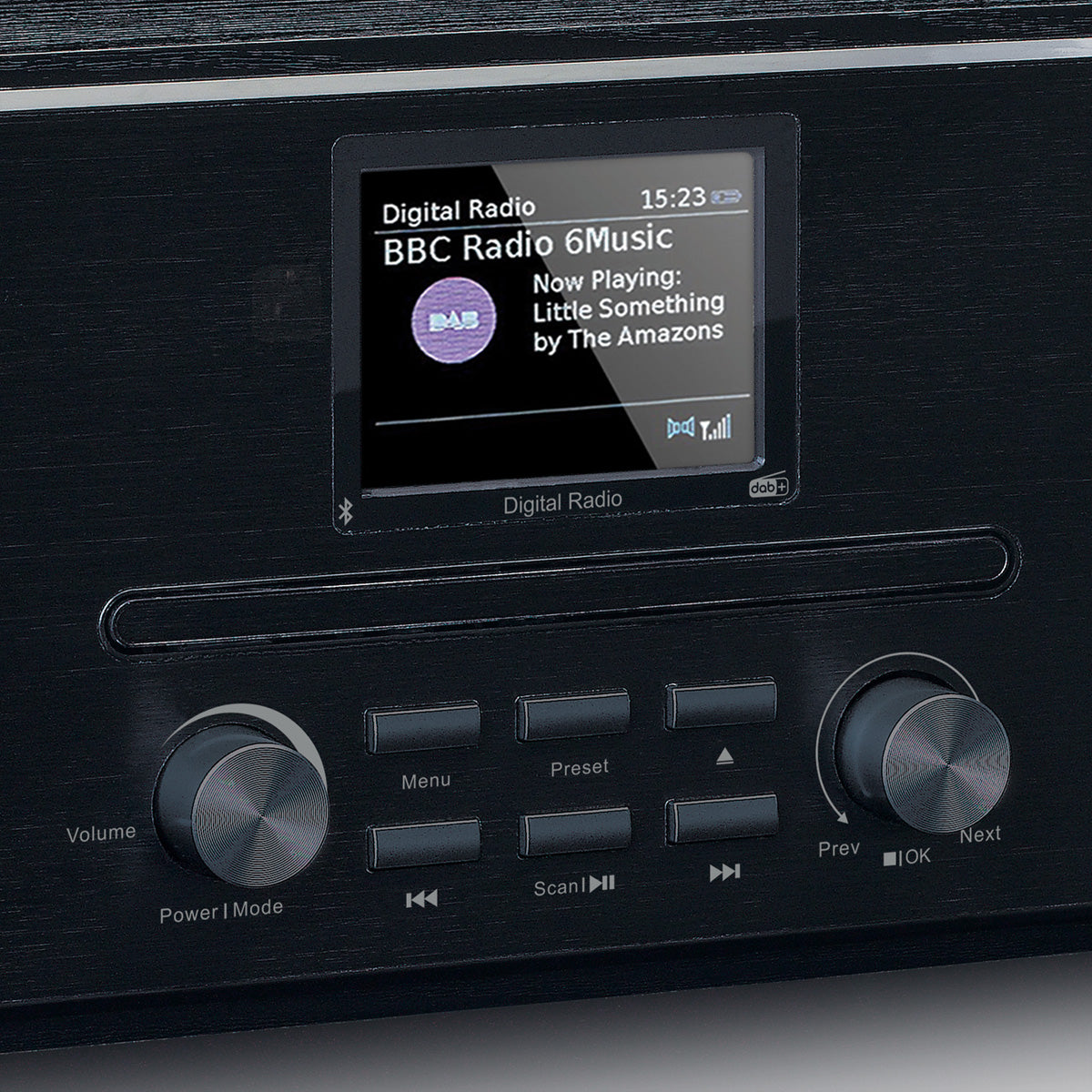 Lenco DAR-061 – DAB+/UKW-Tischradio, Bluetooth, CD – Schwarz