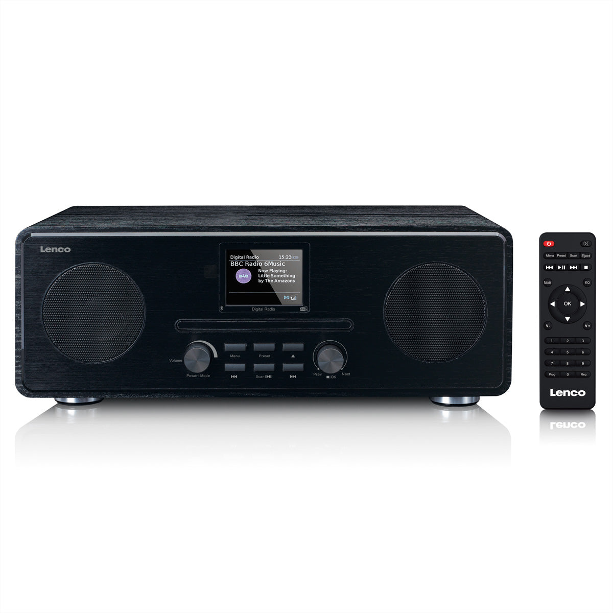 Lenco DAR-061 – DAB+/UKW-Tischradio, Bluetooth, CD – Schwarz