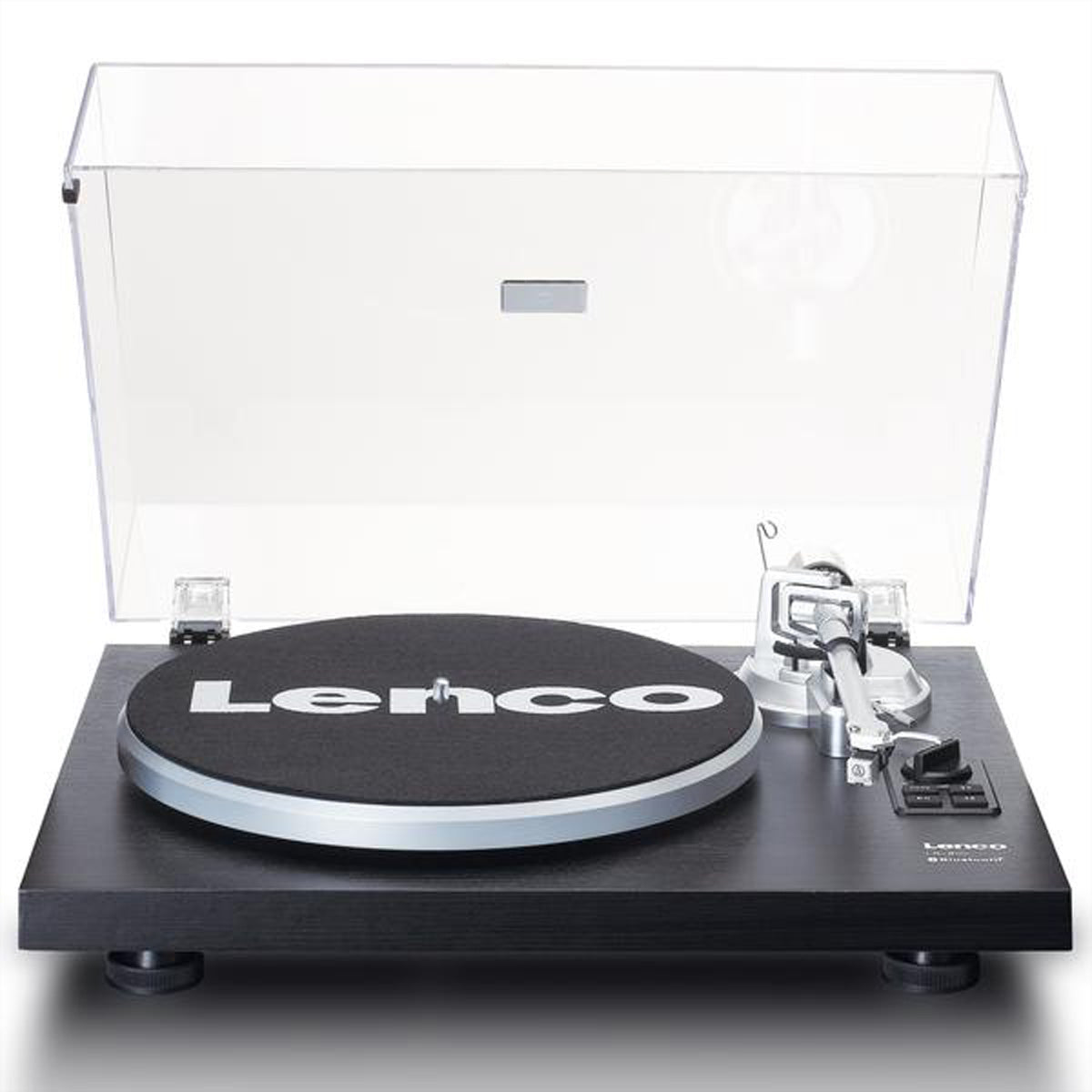 Lenco LS-500 – Plattenspieler (Riemenantrieb), Bluetooth, Phono-Vorverstärker, 33⅓/45 U/min – Schwarz