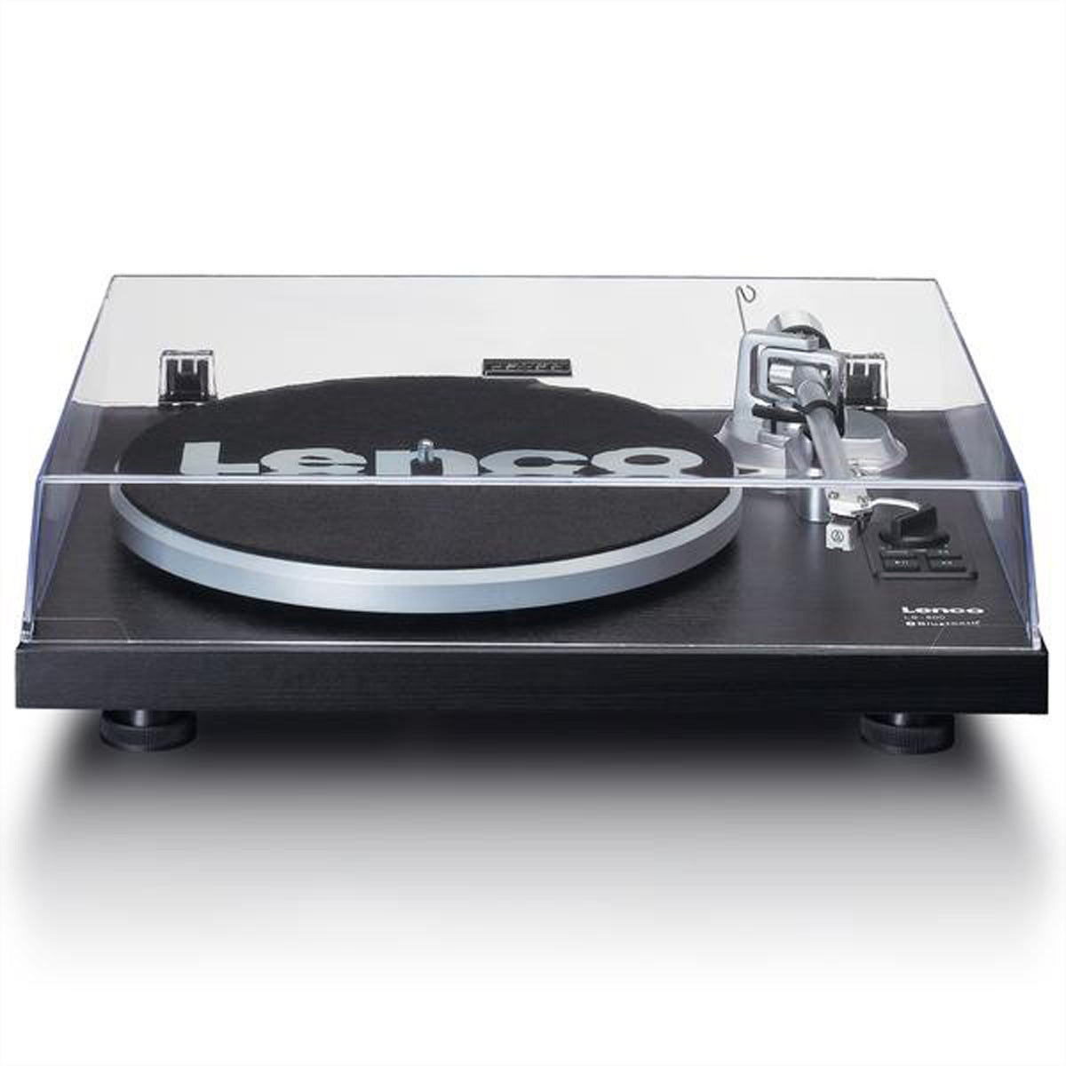 Lenco LS-500 – Plattenspieler (Riemenantrieb), Bluetooth, Phono-Vorverstärker, 33⅓/45 U/min – Schwarz