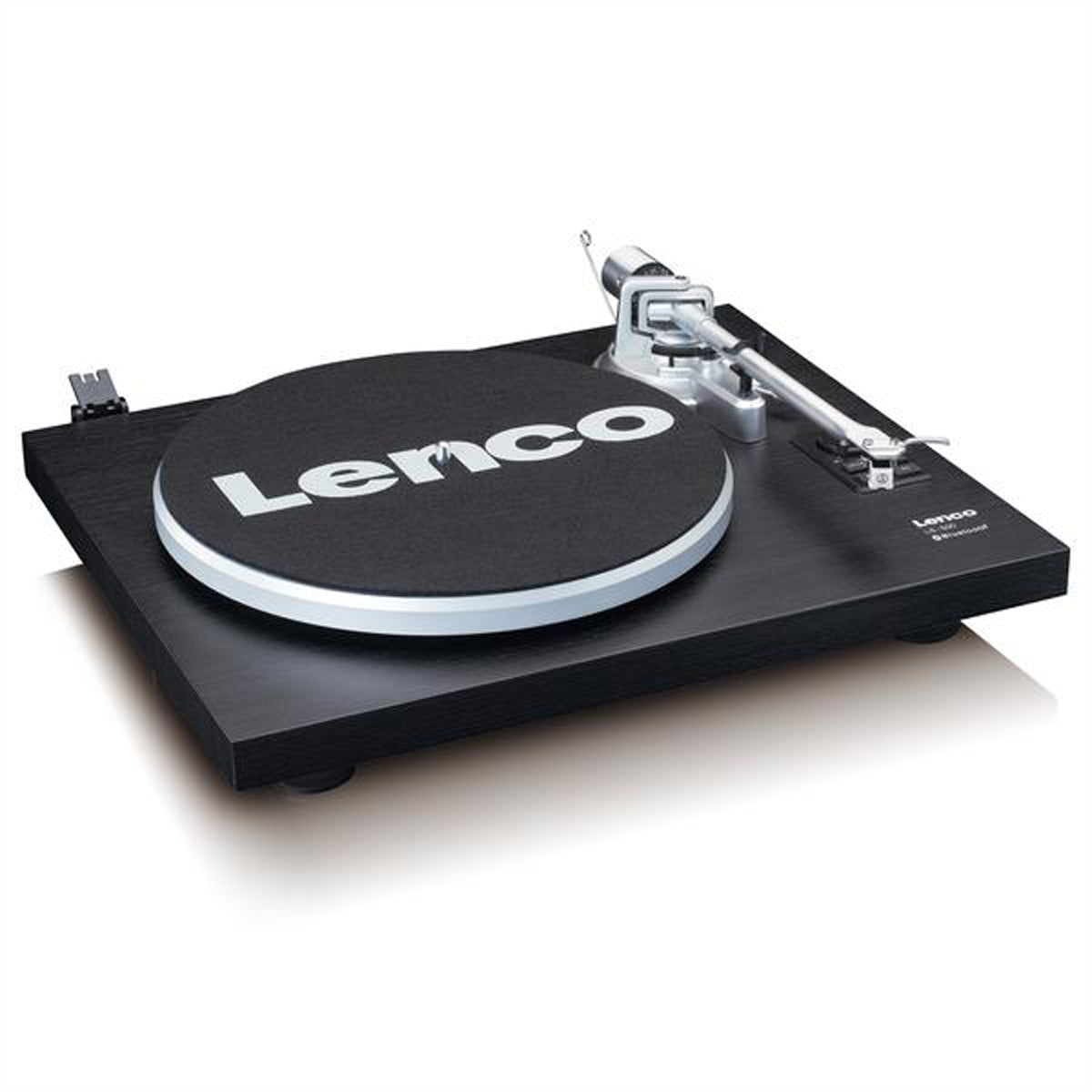 Lenco LS-500 – Plattenspieler (Riemenantrieb), Bluetooth, Phono-Vorverstärker, 33⅓/45 U/min – Schwarz