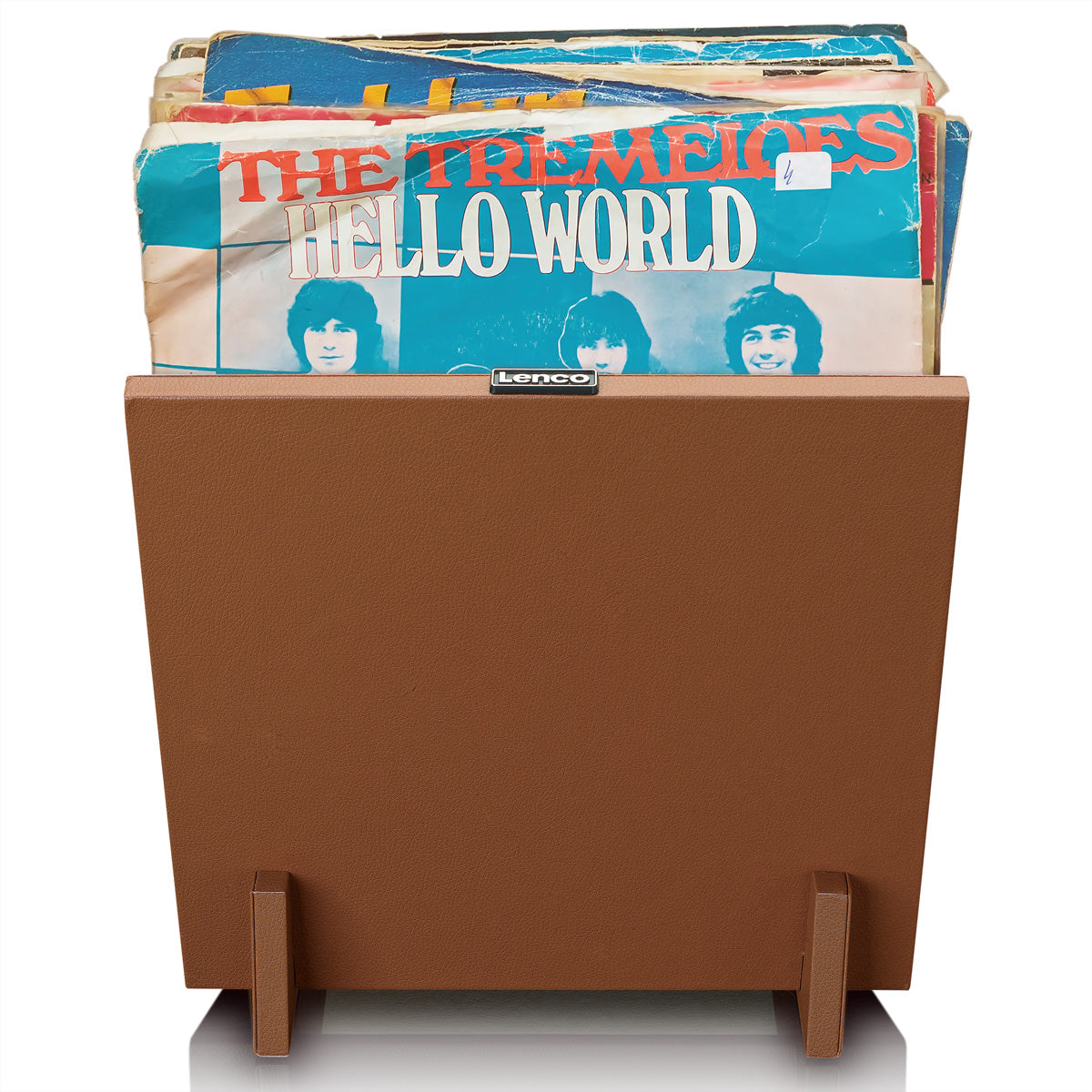 Lenco TTA-040 – Holzgestell – für bis zu 40 Schallplatten – 150×382×345 mm – Braun