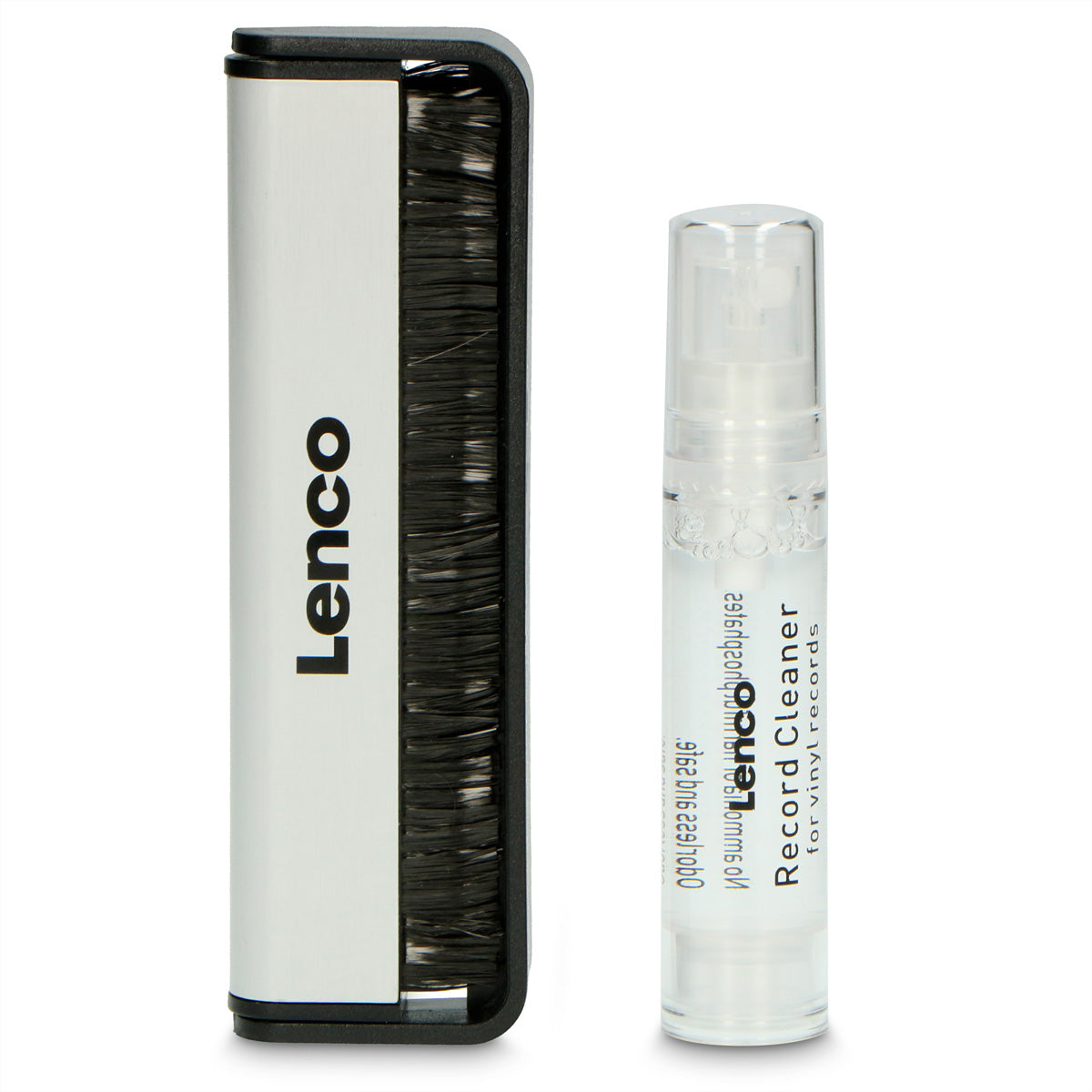 Lenco TTA-3IN1 – Schallplatten-Reinigungsset – Carbon-Bürste, antistatisch, 10 ml Reinigungsflüssigkeit – mehrfarbig