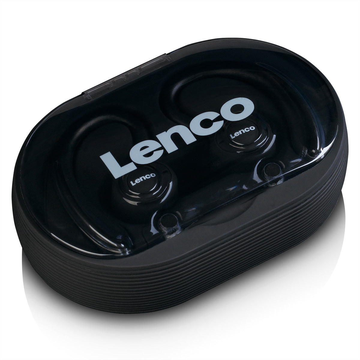 Lenco EPB-460 TWS In-Ear – Stereo, Qi-Ladecase, Schwarz, BT 5.0