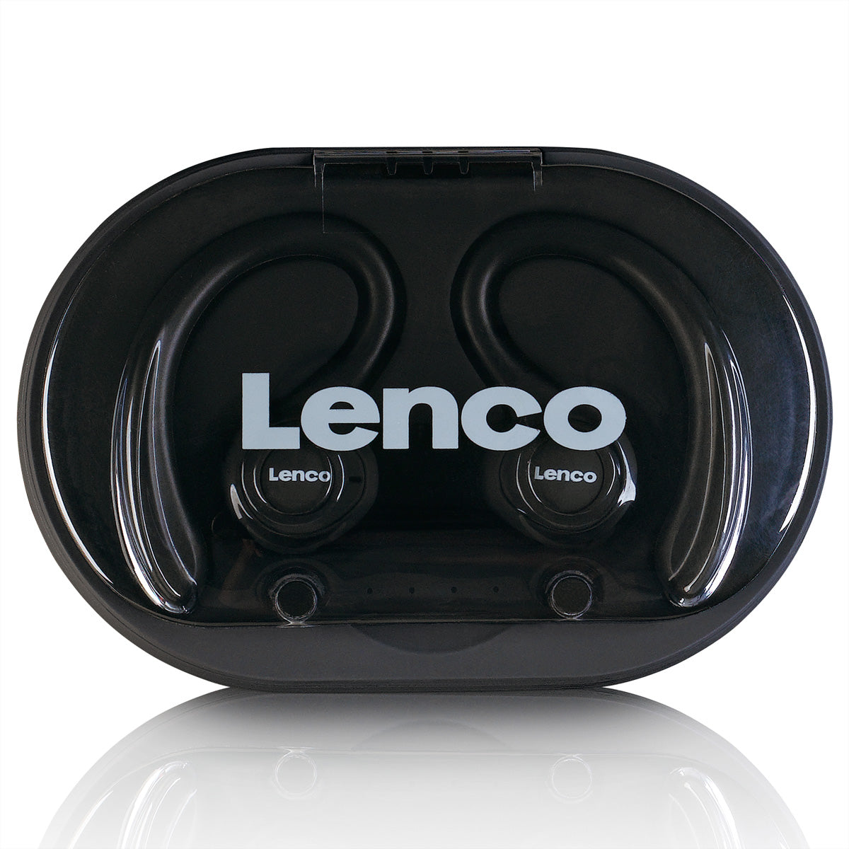 Lenco EPB-460 TWS In-Ear – Stereo, Qi-Ladecase, Schwarz, BT 5.0