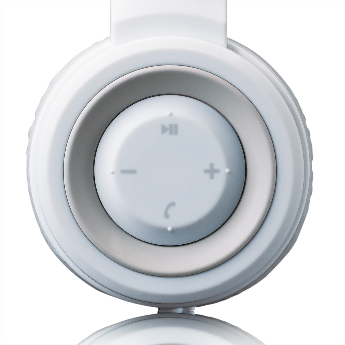 Lenco HPB-330 On-Ear Kopfhörer – Stereo, Kabel + BT, 3,5 mm Klinke, Weiss, BT 5.0