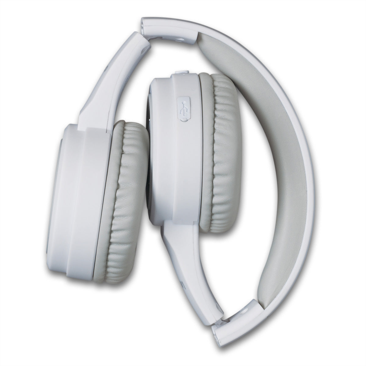 Lenco HPB-330 On-Ear Kopfhörer – Stereo, Kabel + BT, 3,5 mm Klinke, Weiss, BT 5.0