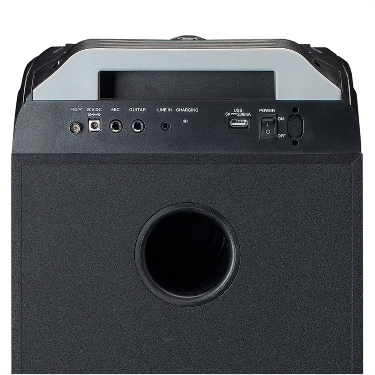 Lenco PA-260BK – Party-Lautsprecher – 150 W, Diskokugel, 12 h – Schwarz