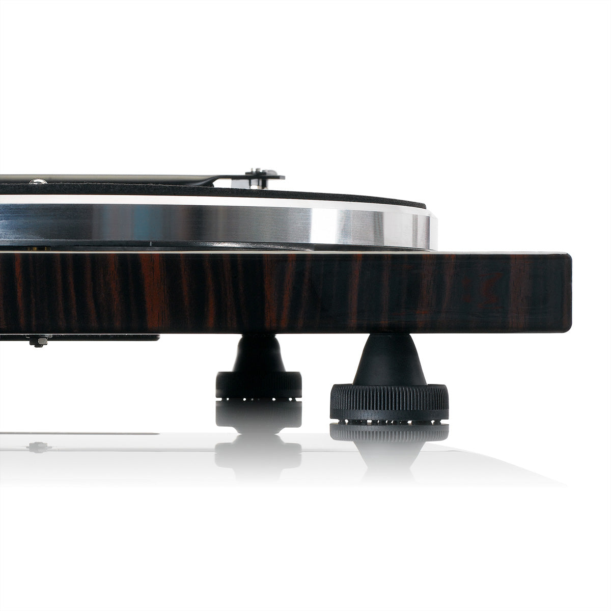 Lenco LBT-288WA – Plattenspieler (Riemenantrieb, manuell), Bluetooth, Phono-Vorverstärker, 33⅓/45 U/min – Schwarz/Braun