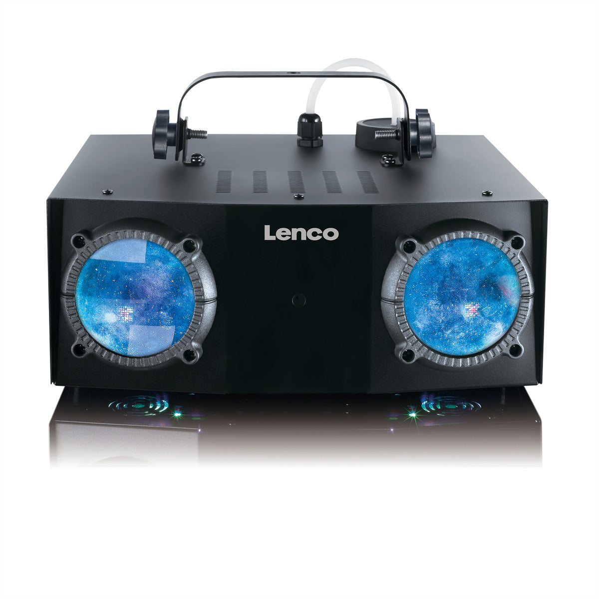 Lenco Disco-Licht LFM-110BK – 2×6 W, RGB, Musikmodus, Fernbedienung – Schwarz