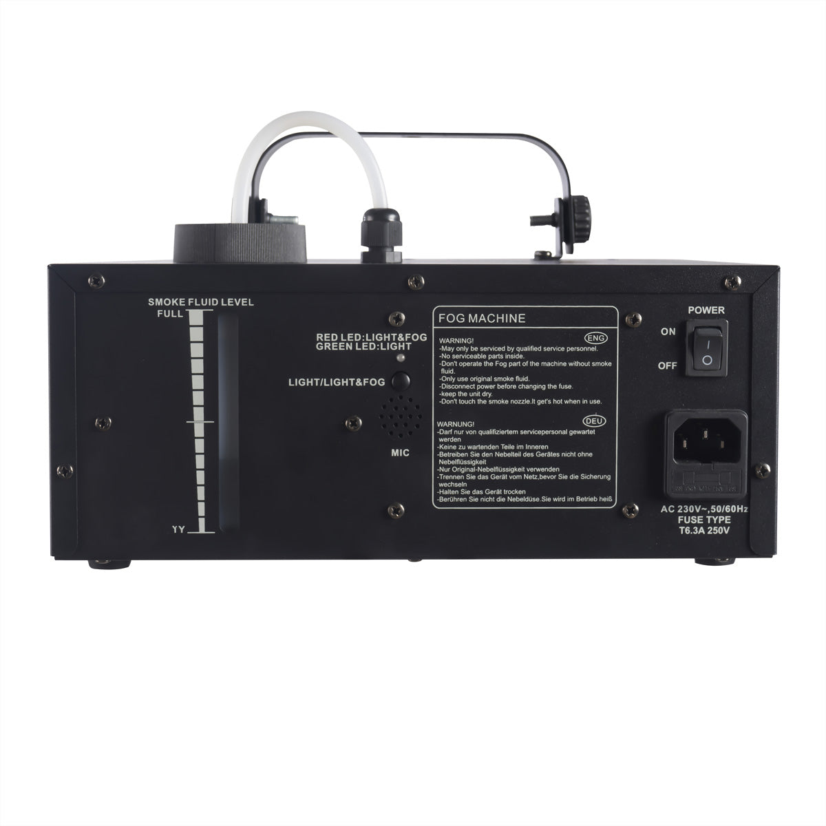 Lenco Disco-Licht LFM-110BK – 2×6 W, RGB, Musikmodus, Fernbedienung – Schwarz