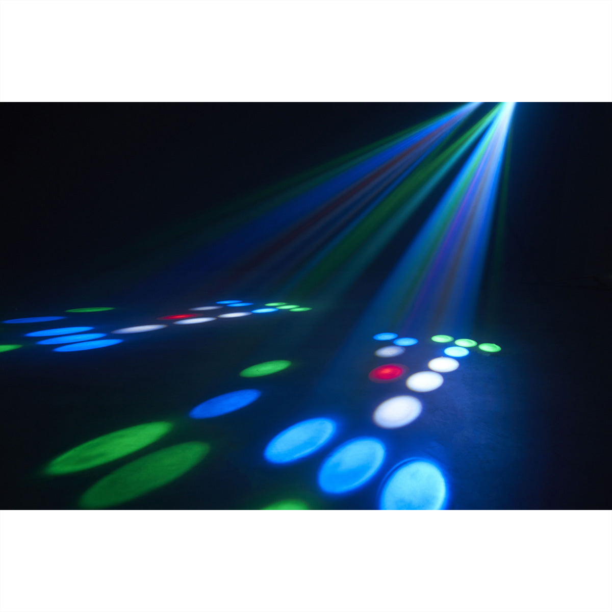 Lenco Disco-Licht LFM-110BK – 2×6 W, RGB, Musikmodus, Fernbedienung – Schwarz