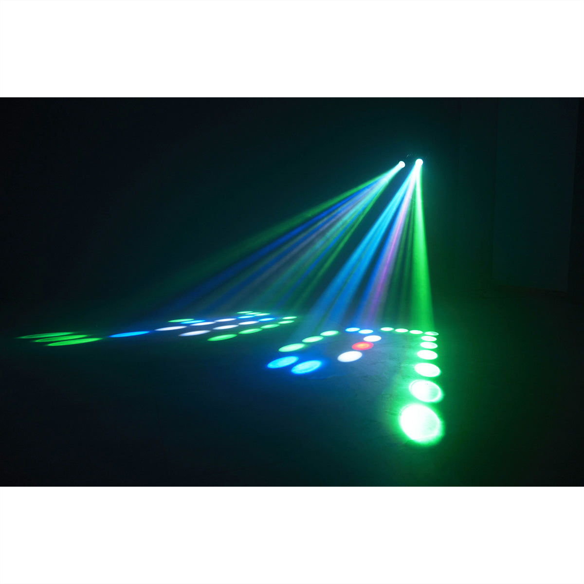 Lenco Disco-Licht LFM-110BK – 2×6 W, RGB, Musikmodus, Fernbedienung – Schwarz