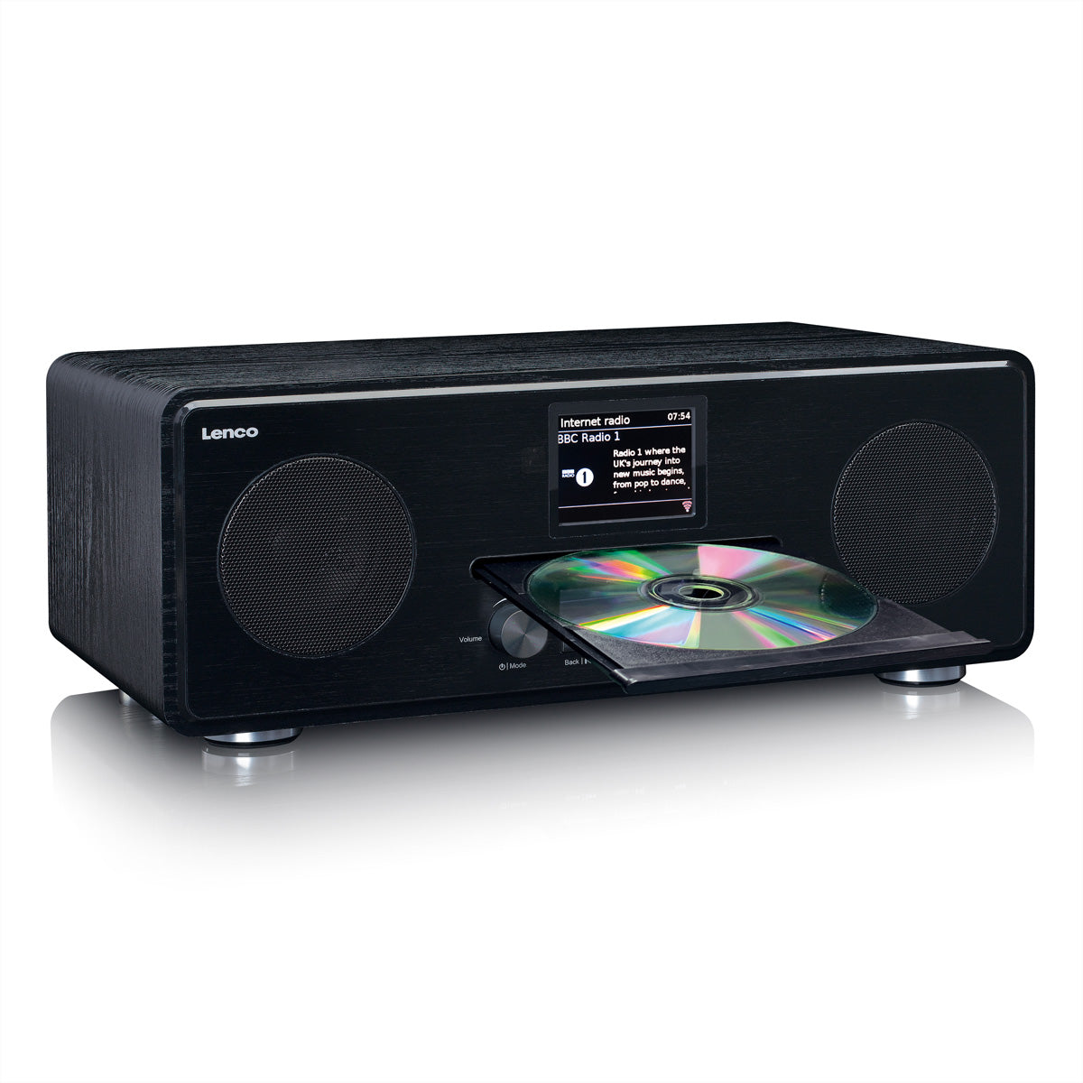 Lenco DIR-261BK – Internetradio, DAB+/UKW, Bluetooth – Schwarz