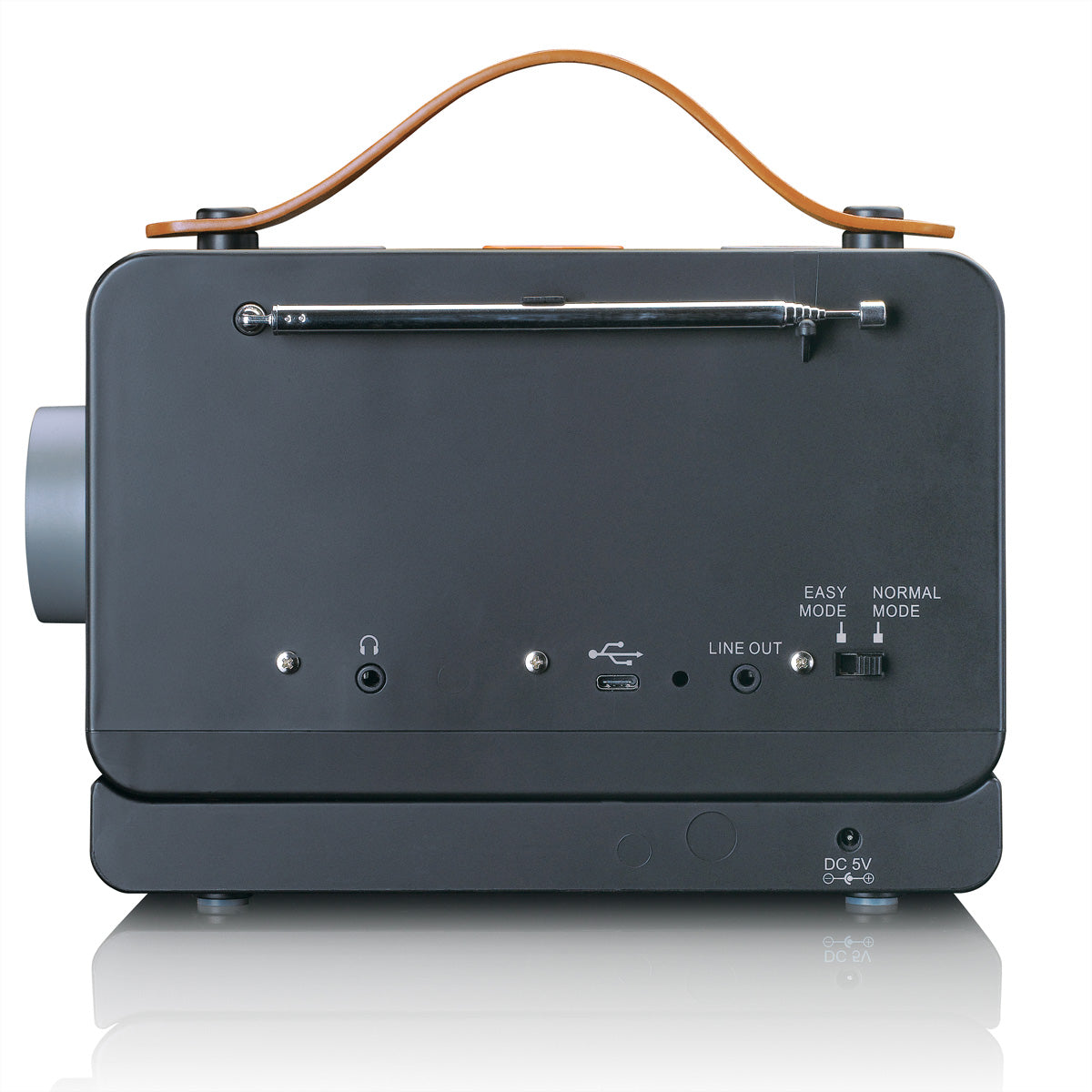 Lenco PDR-065BK – Tragbares DAB+ Radio, UKW, Bluetooth, 8 h Akku – Schwarz