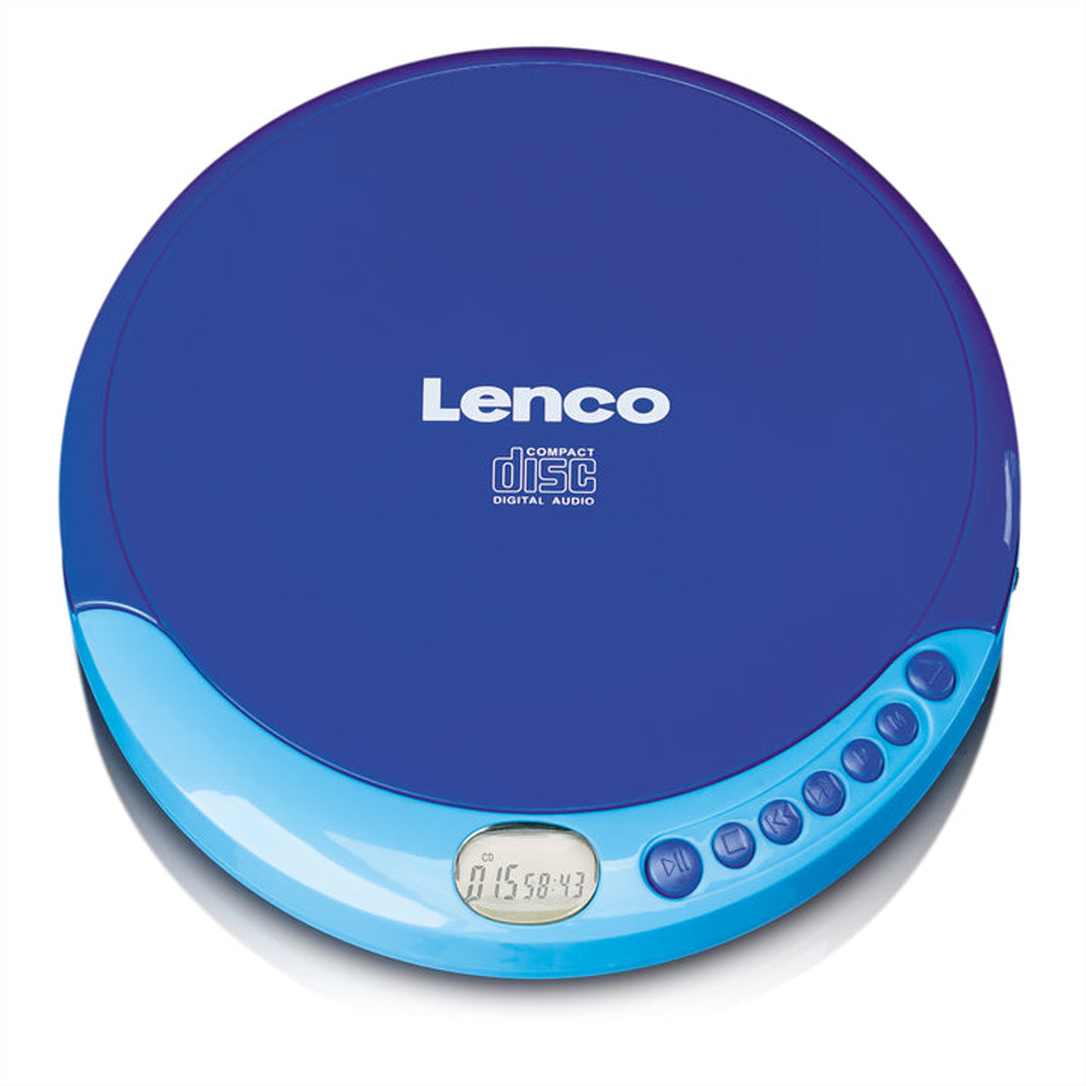 Lenco CD-011BU – Portabler CD-Player – Blau