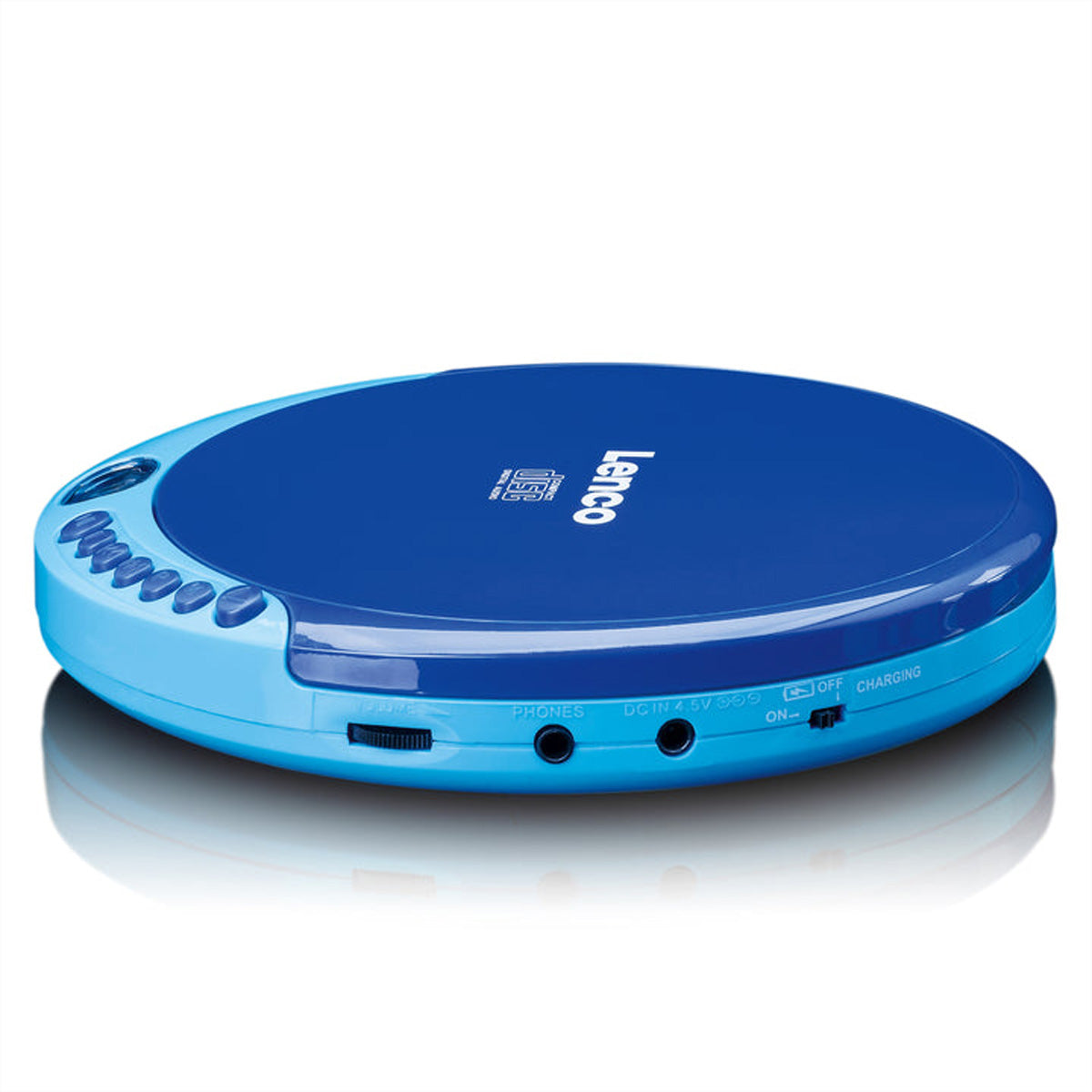 Lenco CD-011BU – Portabler CD-Player – Blau