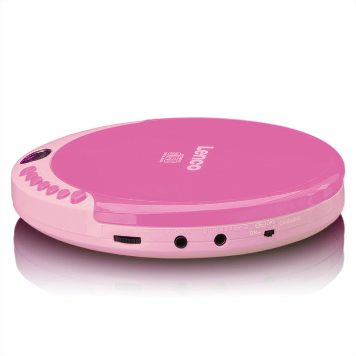 Lenco CD-011PK – Portabler CD-Player – Pink