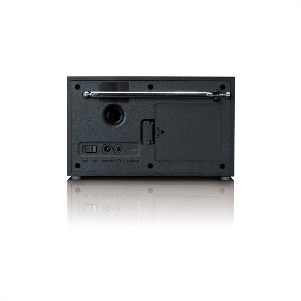 Lenco DAR-017BK – DAB+/UKW-Tischradio, Bluetooth – Schwarz